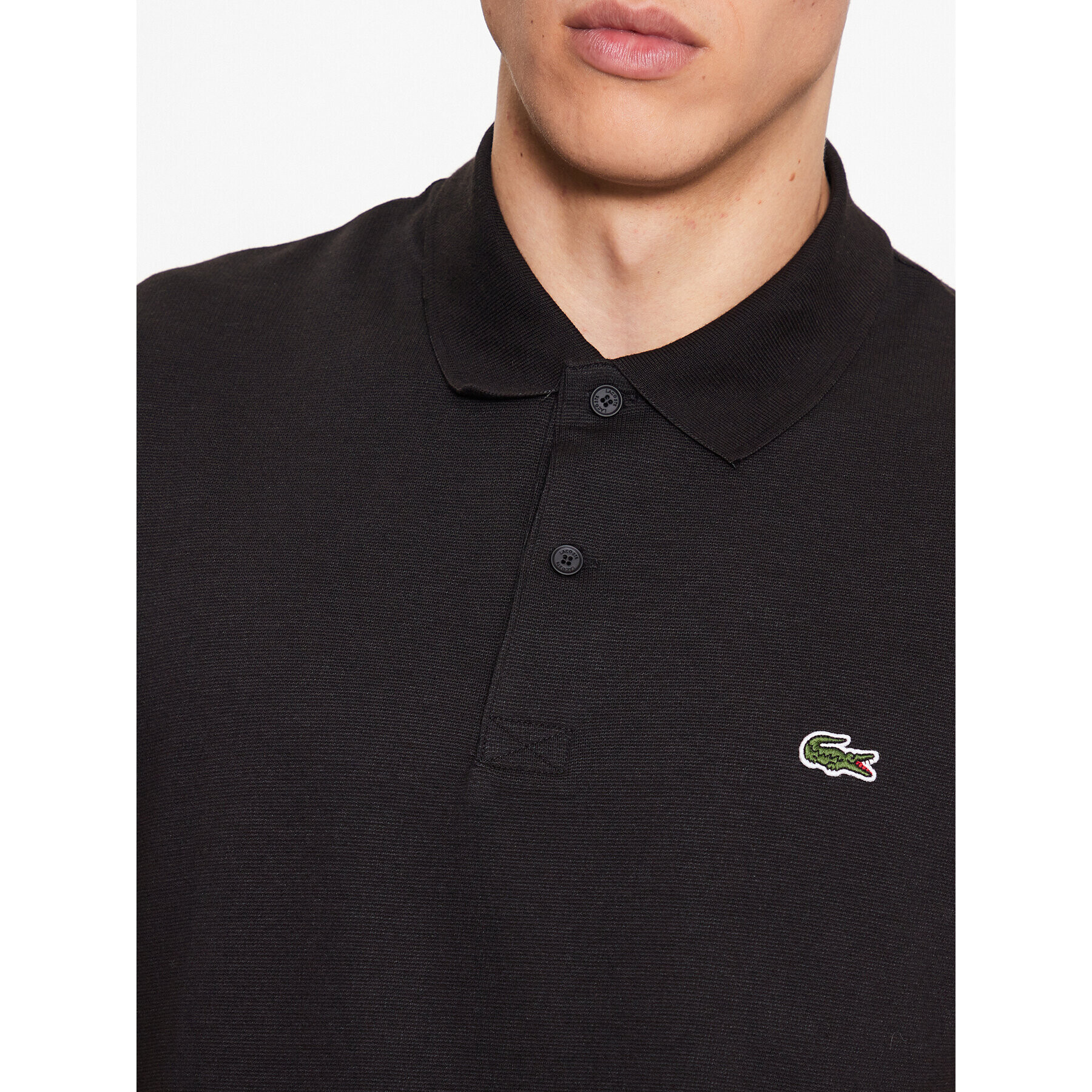 Lacoste Polokošeľa DH0783 Čierna Regular Fit - Pepit.sk