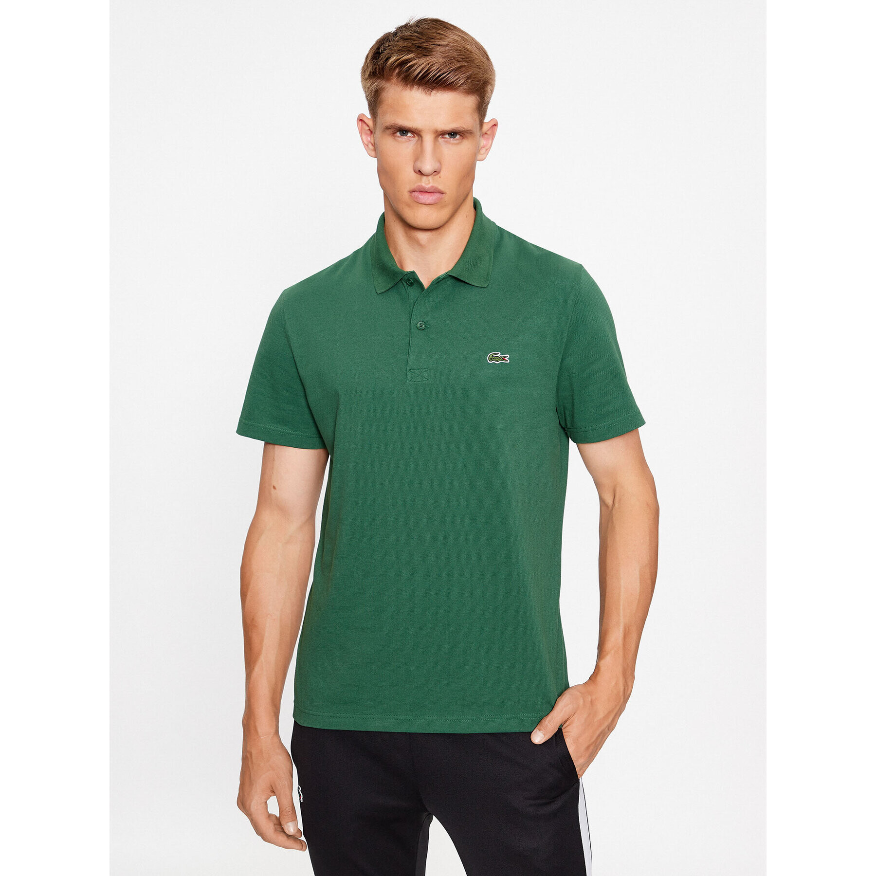 Lacoste Polokošeľa DH0783 Zelená Regular Fit - Pepit.sk