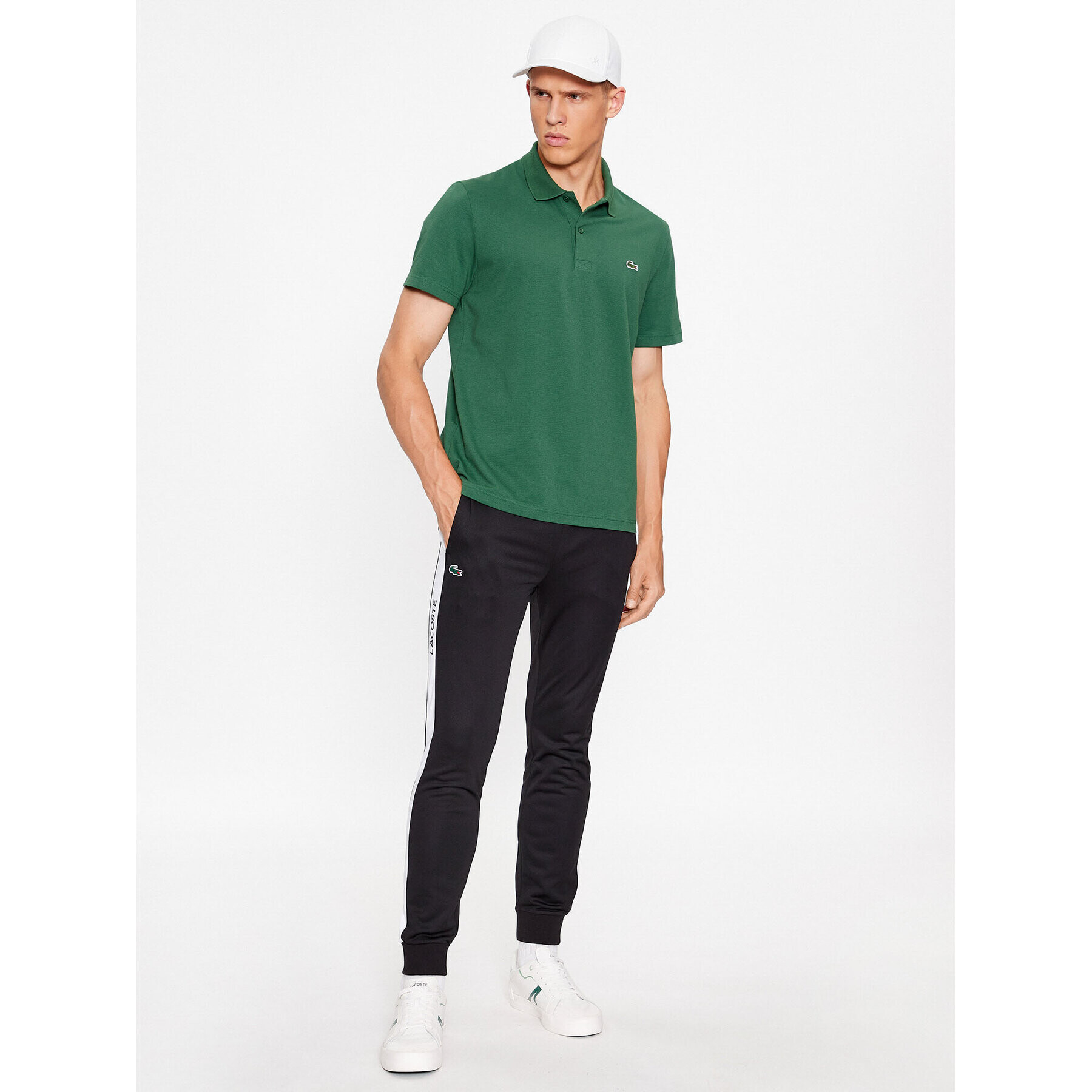 Lacoste Polokošeľa DH0783 Zelená Regular Fit - Pepit.sk