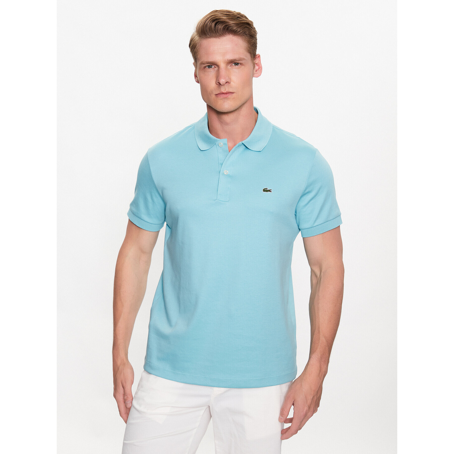 Lacoste Polokošeľa DH2050 Modrá Regular Fit - Pepit.sk