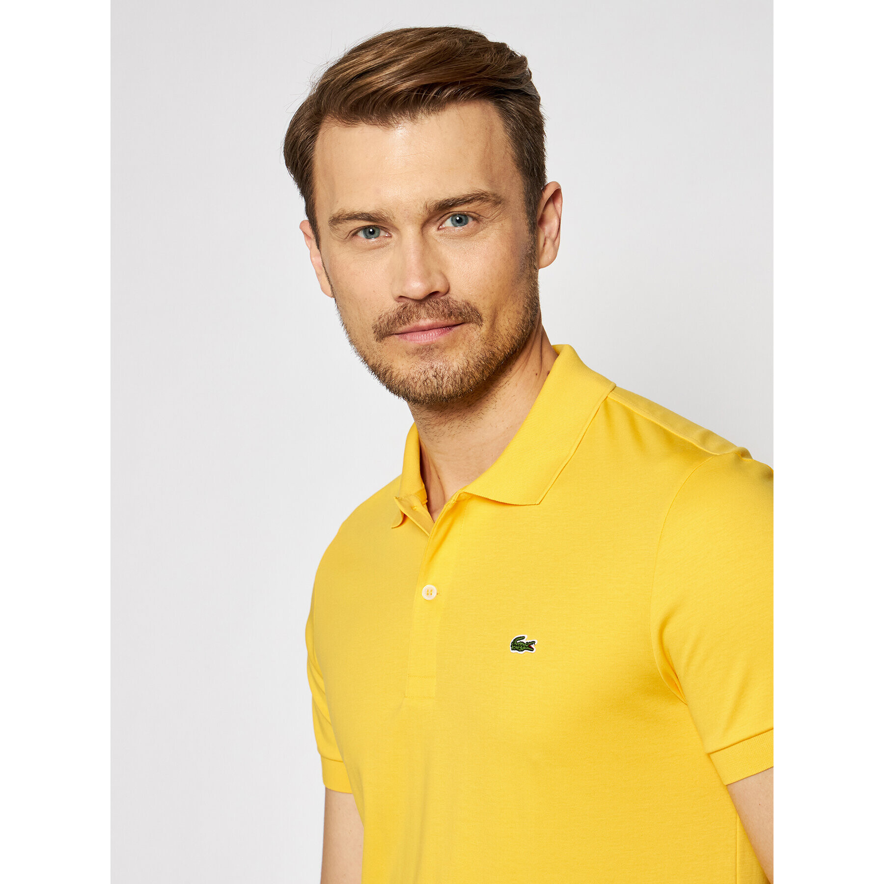 Lacoste Polokošeľa DH2050 Žltá Regular Fit - Pepit.sk