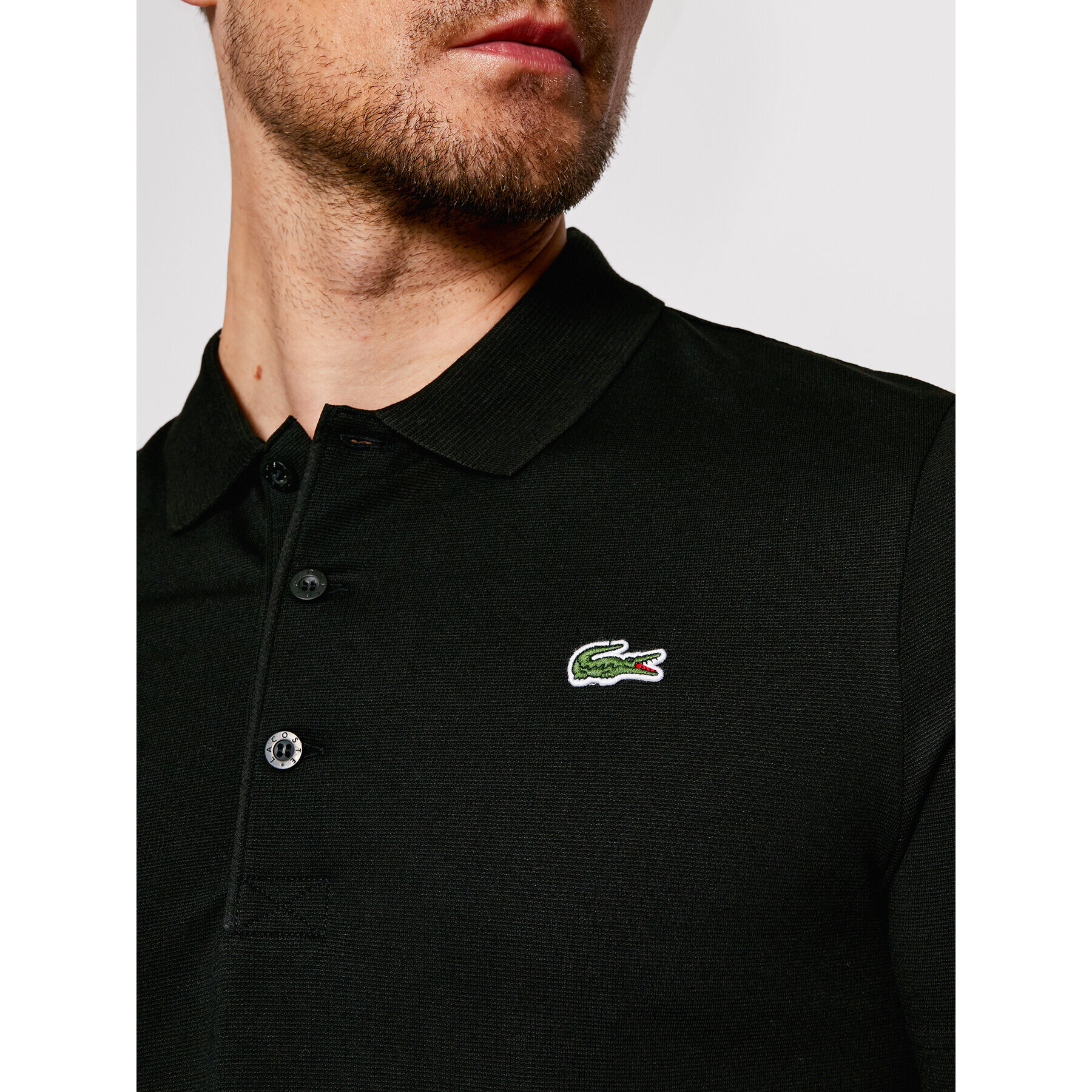 Lacoste Polokošeľa DH2881 Čierna Regular Fit - Pepit.sk