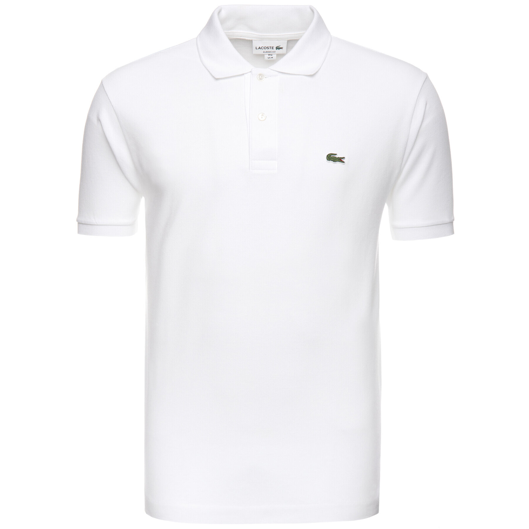 Lacoste Polokošeľa L1212 Biela Classic Fit - Pepit.sk