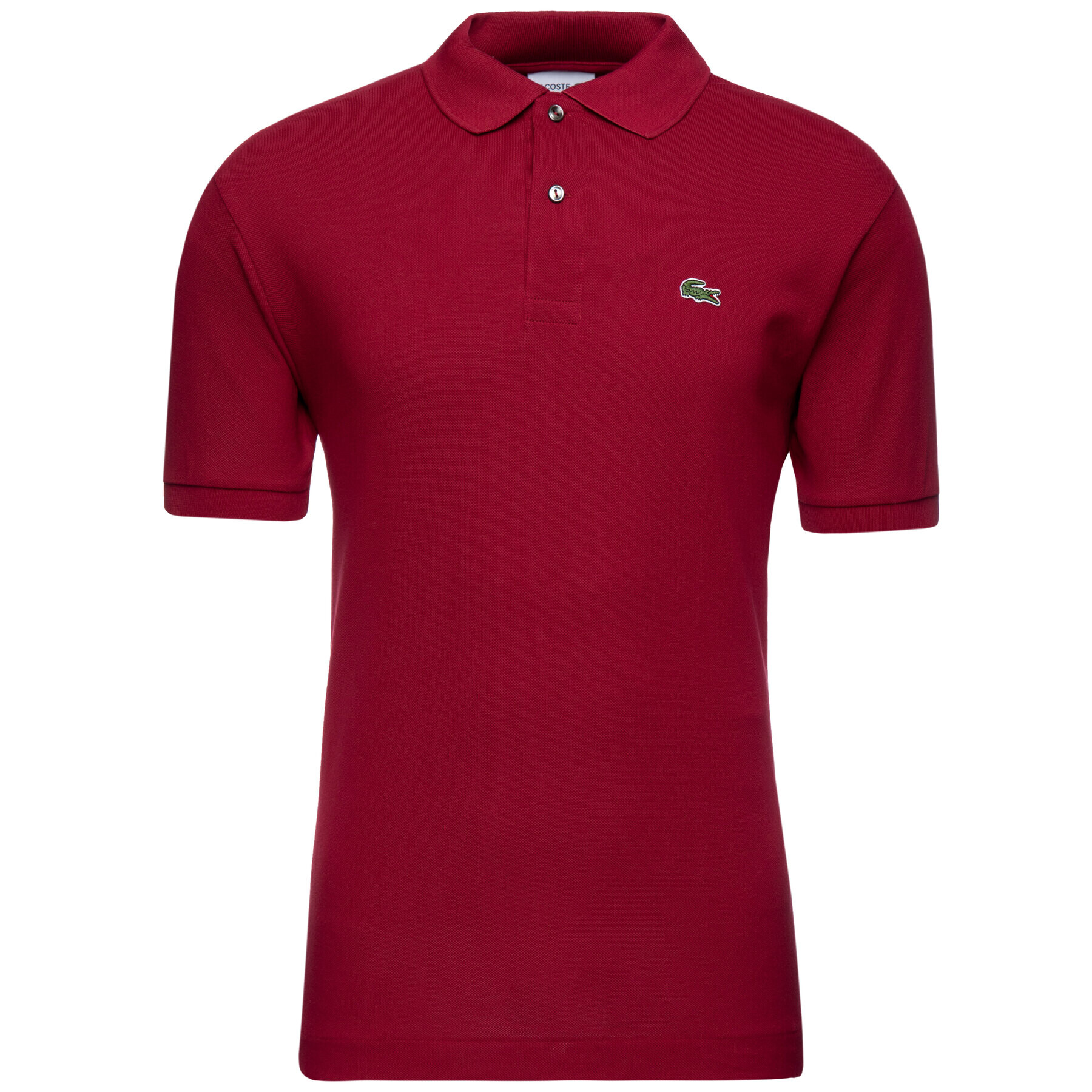 Lacoste Polokošeľa L1212 Bordová Classic Fit - Pepit.sk