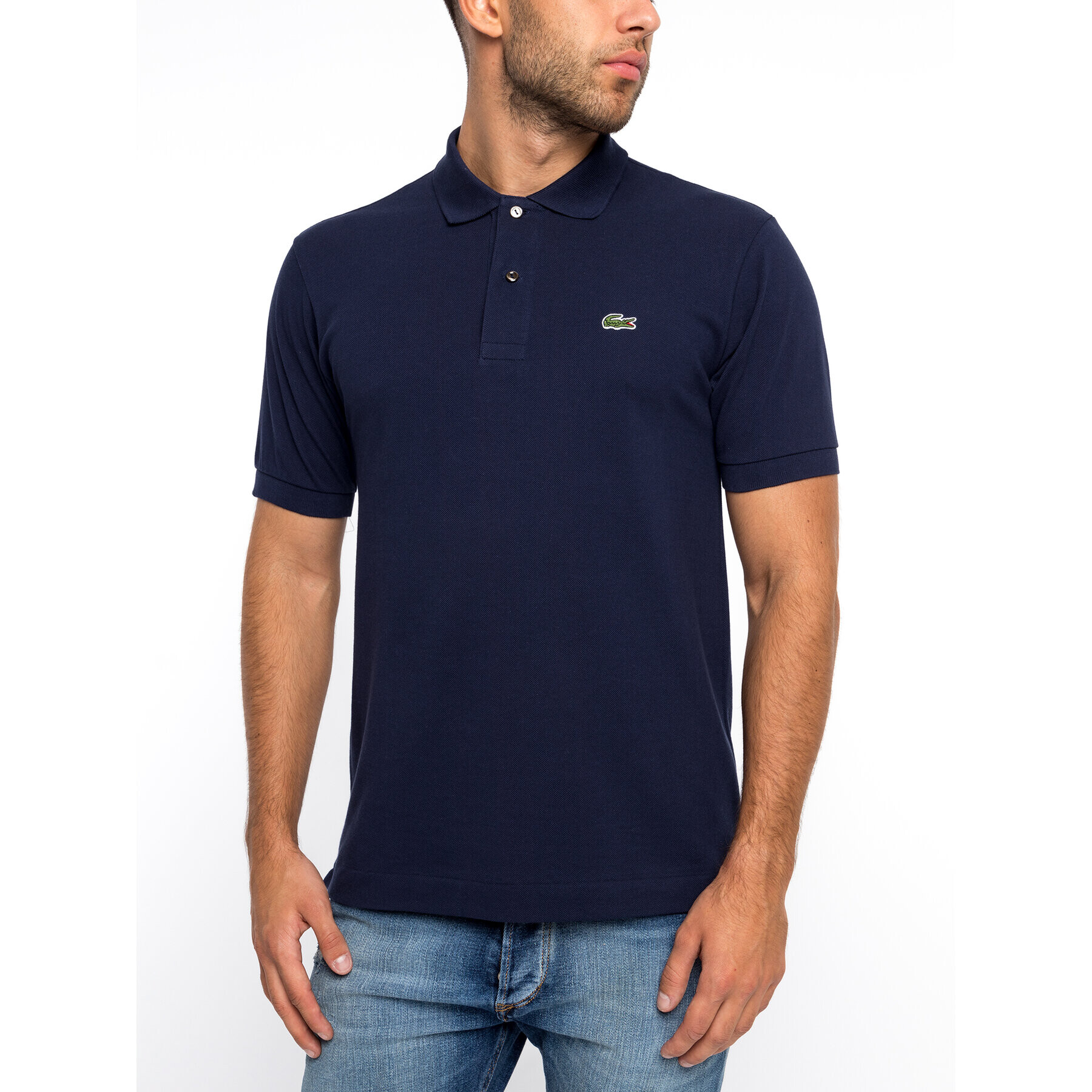 Lacoste Polokošeľa L1212 Tmavomodrá Classic Fit - Pepit.sk