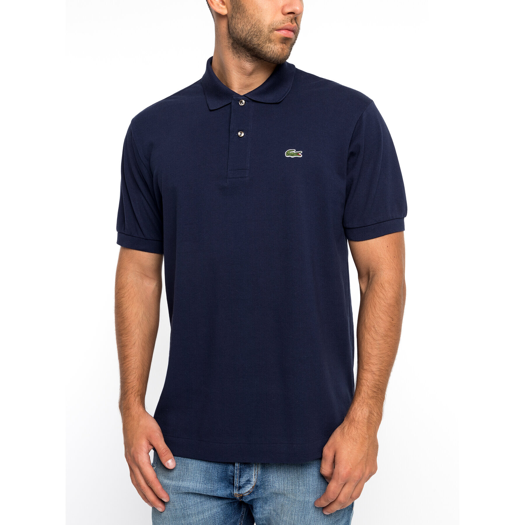 Lacoste Polokošeľa L1212 Tmavomodrá Classic Fit - Pepit.sk