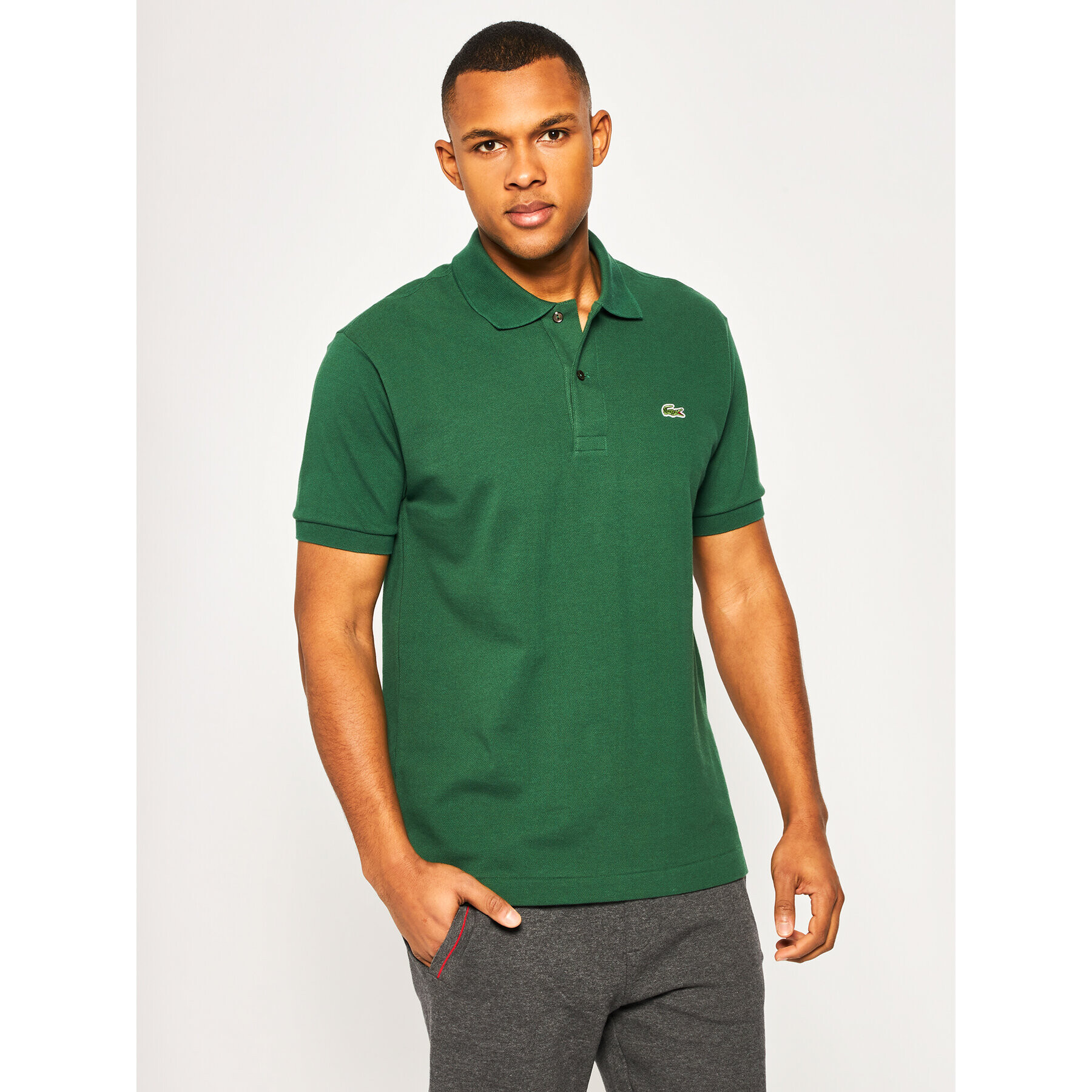 Lacoste Polokošeľa L1212 Zelená Regular Fit - Pepit.sk