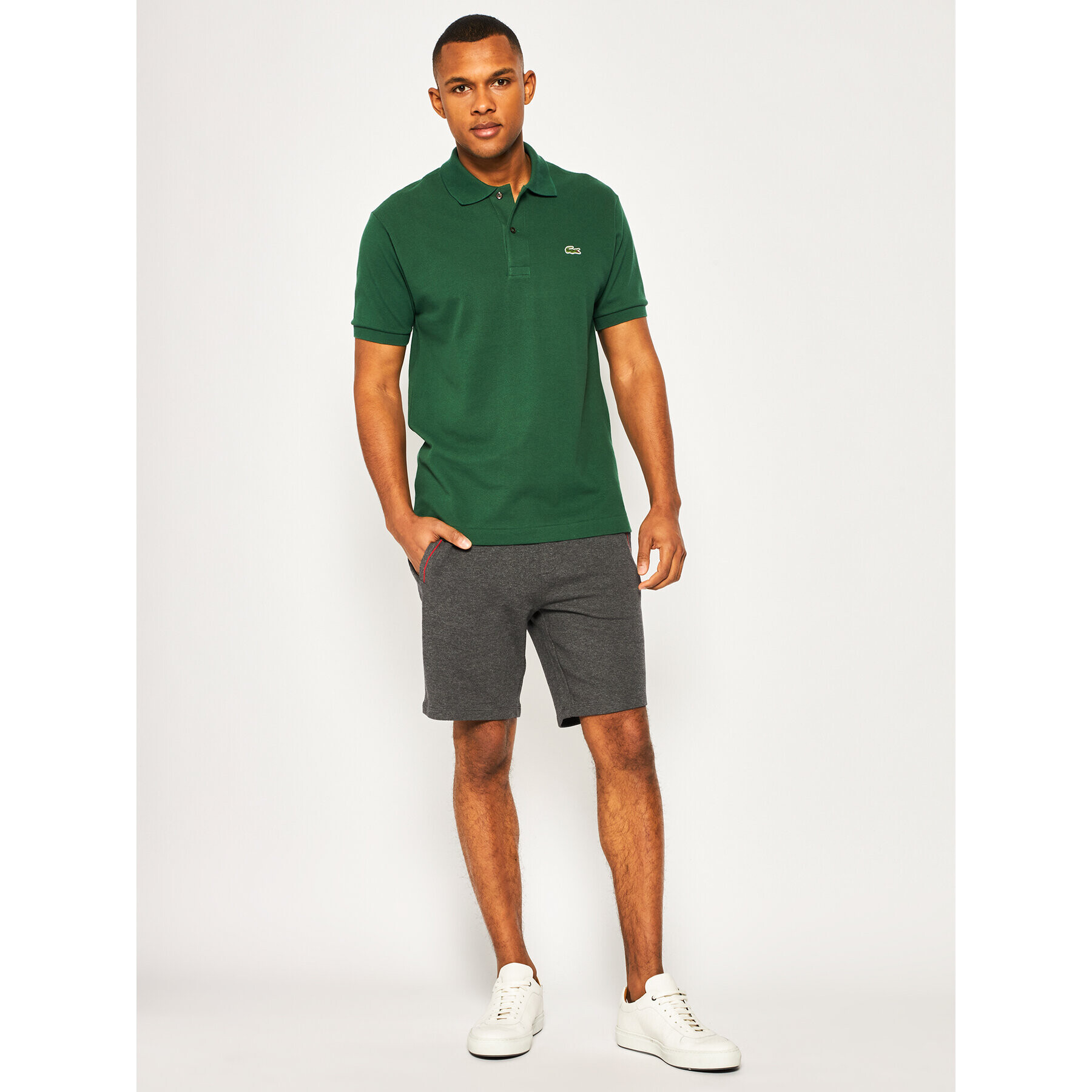 Lacoste Polokošeľa L1212 Zelená Regular Fit - Pepit.sk