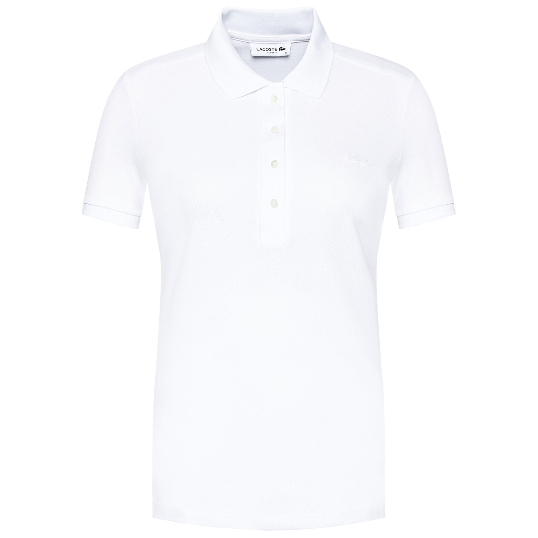 Lacoste Polokošeľa PF5462 Biela Slim Fit - Pepit.sk