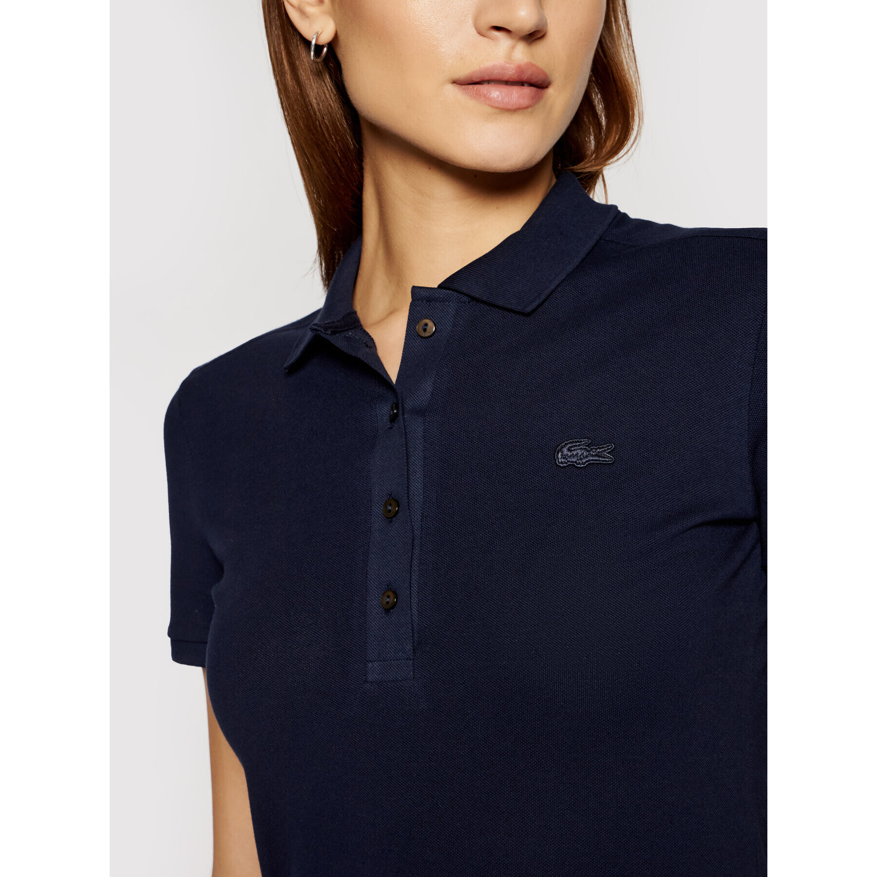 Lacoste Polokošeľa PF5462 Tmavomodrá Slim Fit - Pepit.sk