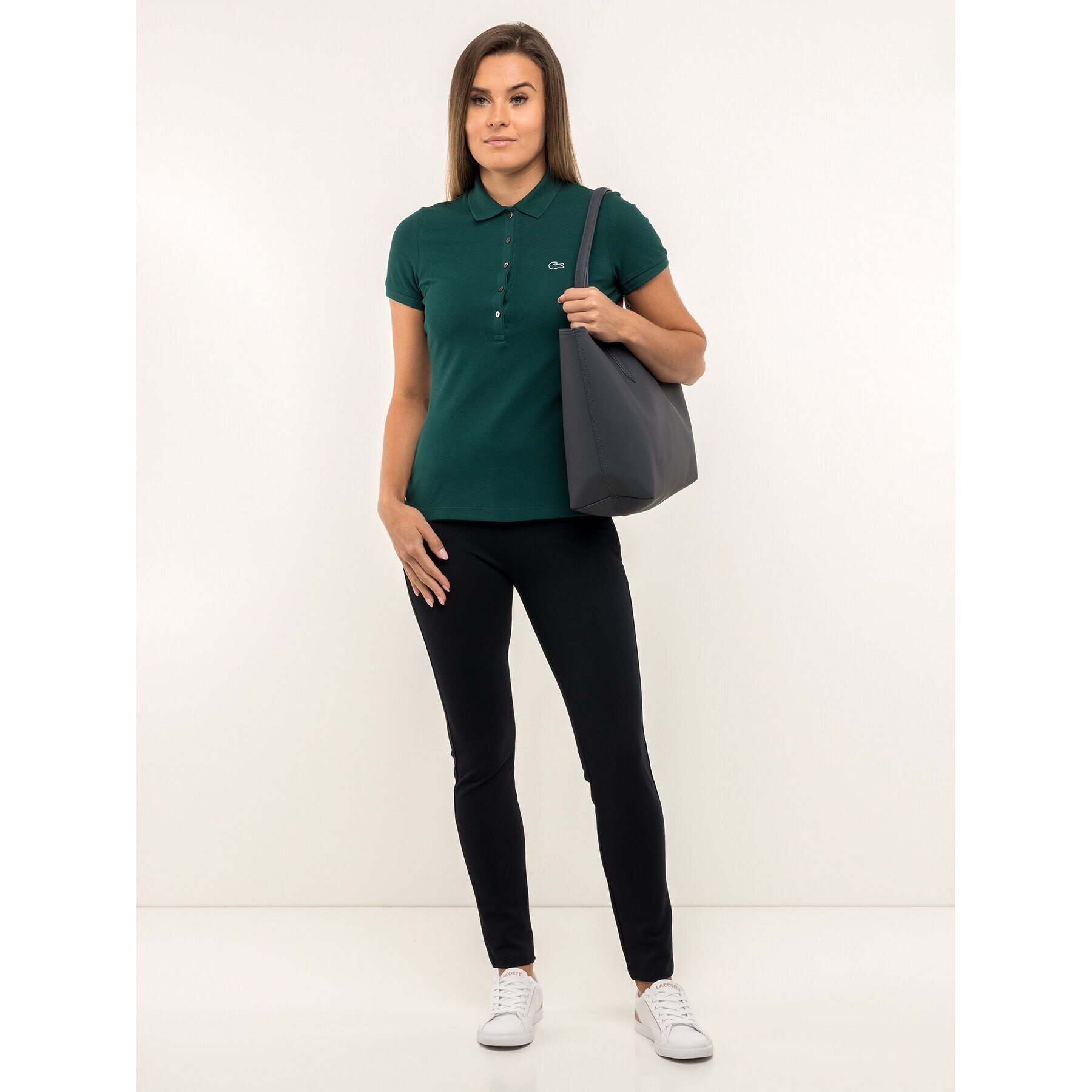 Lacoste Polokošeľa PF7845 Zelená Slim Fit - Pepit.sk