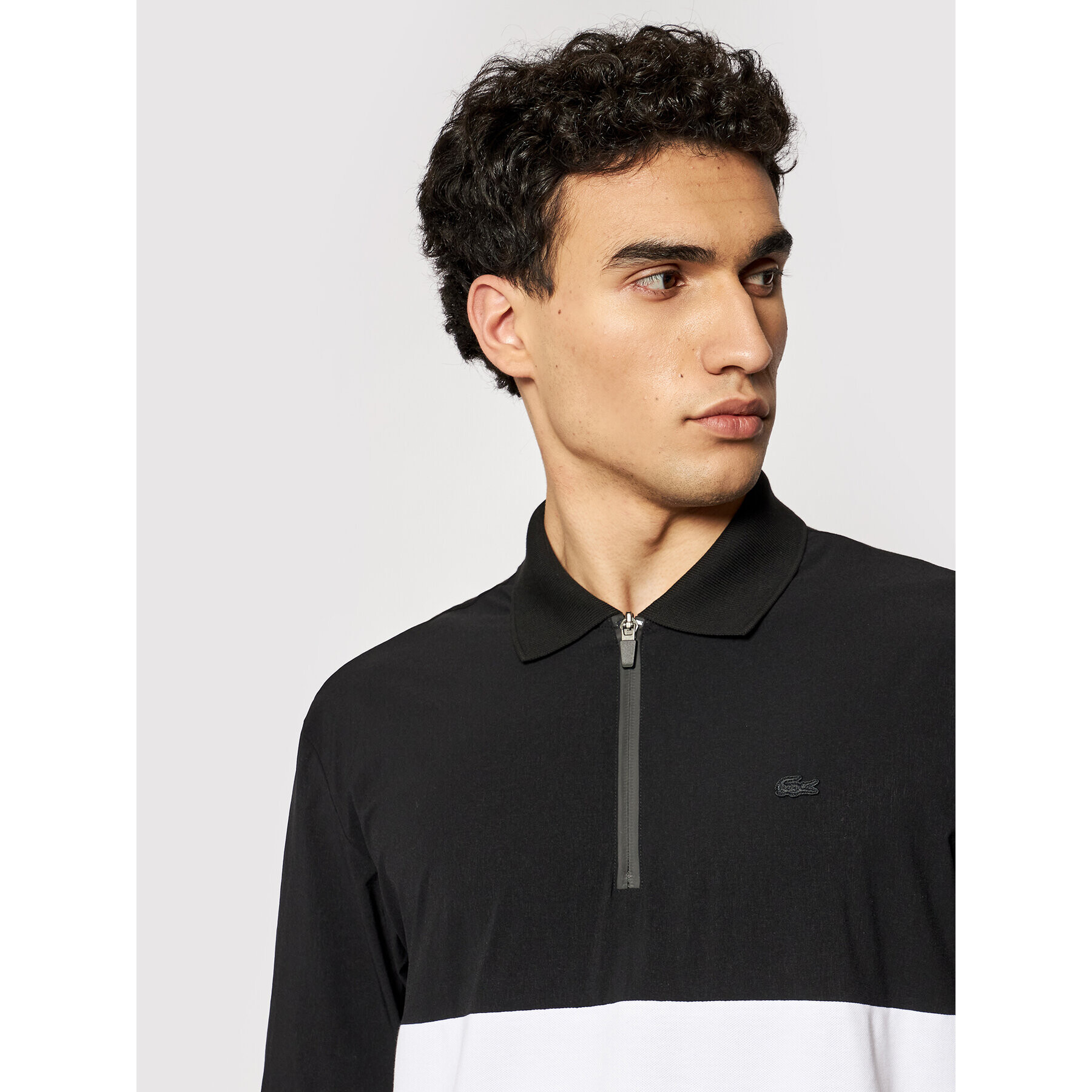 Lacoste Polokošeľa PH0104 Čierna Relaxed Fit - Pepit.sk