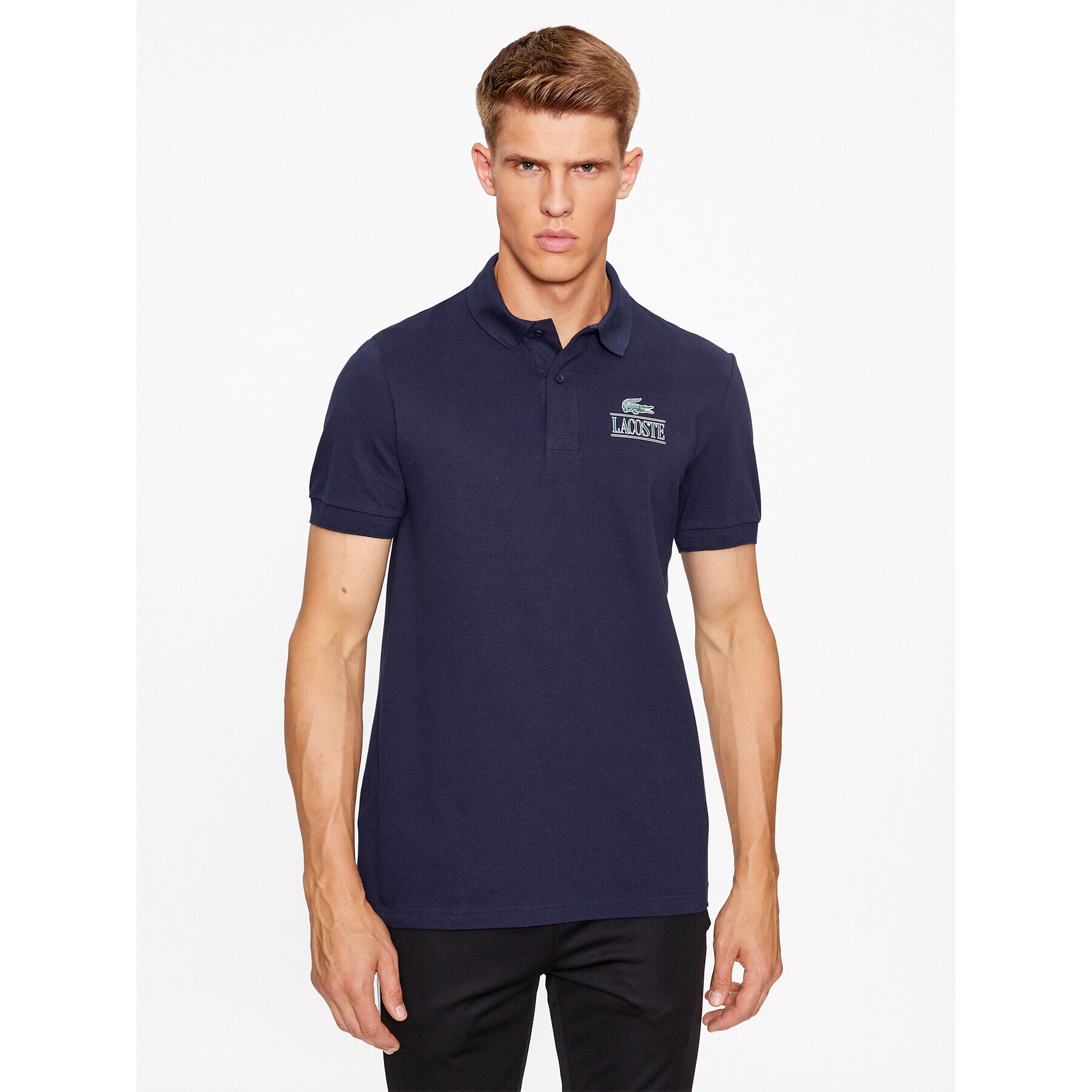 Lacoste Polokošeľa PH1136 Tmavomodrá Regular Fit - Pepit.sk