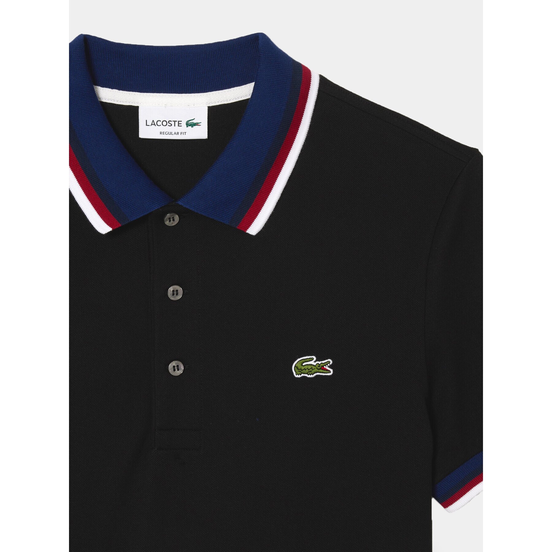 Lacoste Polokošeľa PH3461 Čierna Regular Fit - Pepit.sk