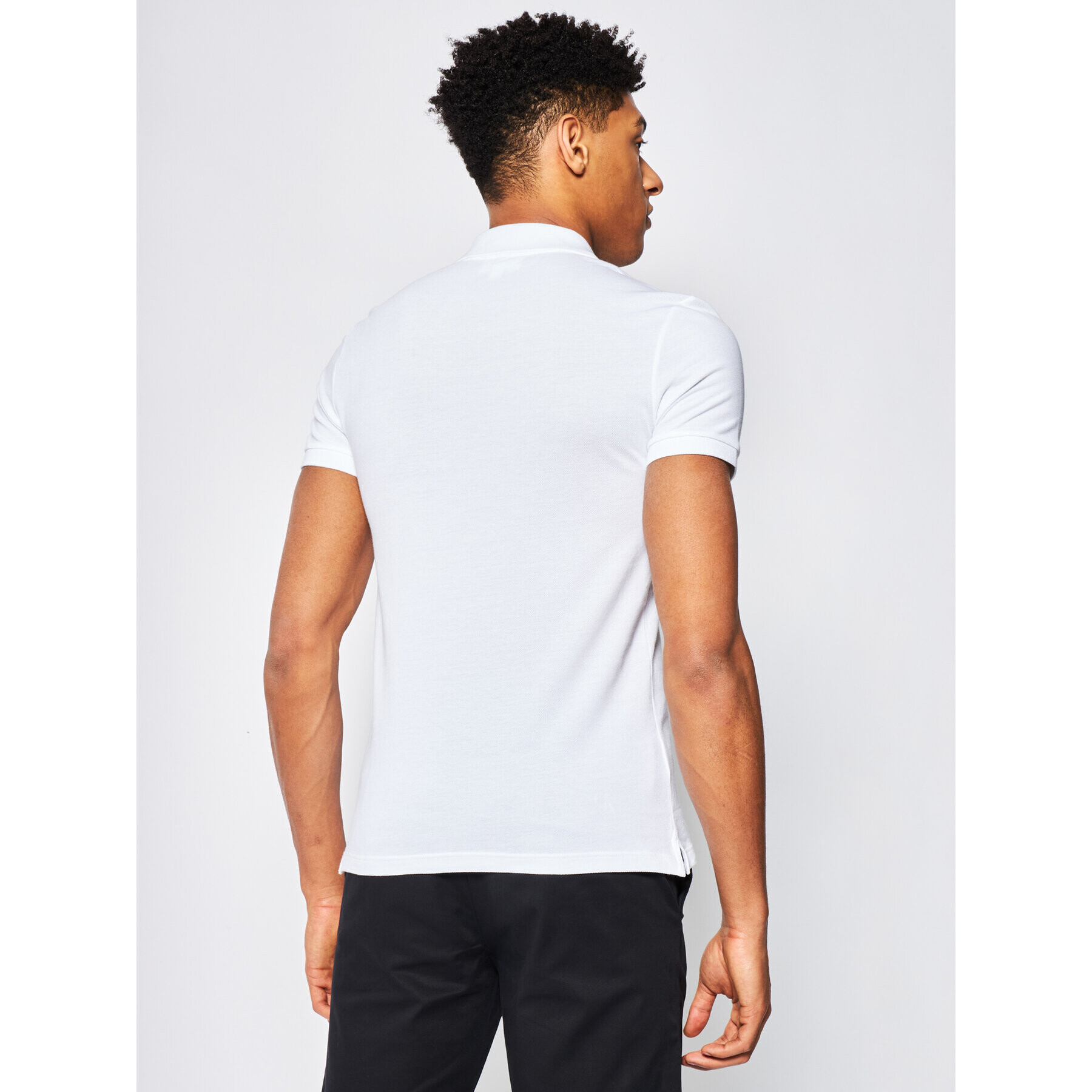 Lacoste Polokošeľa PH4012 Biela Slim Fit - Pepit.sk