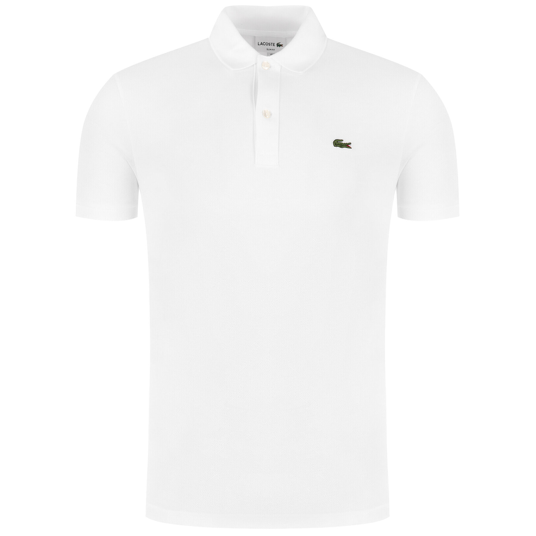 Lacoste Polokošeľa PH4012 Biela Slim Fit - Pepit.sk