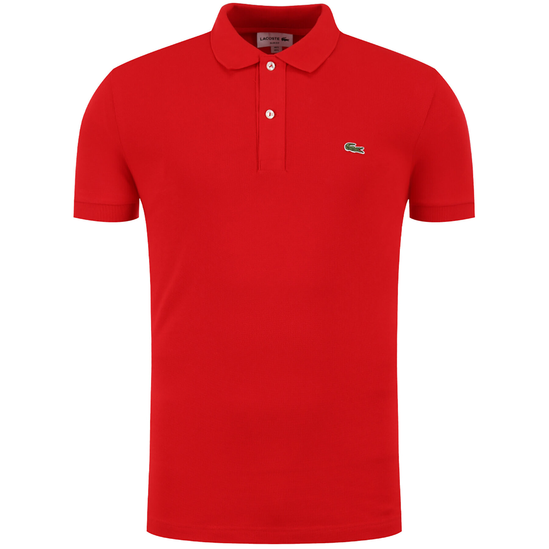 Lacoste Polokošeľa PH4012 Červená Slim Fit - Pepit.sk