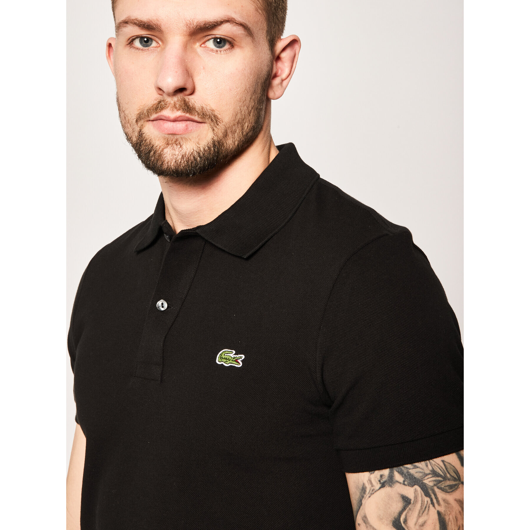 Lacoste Polokošeľa PH4012 Čierna Slim Fit - Pepit.sk