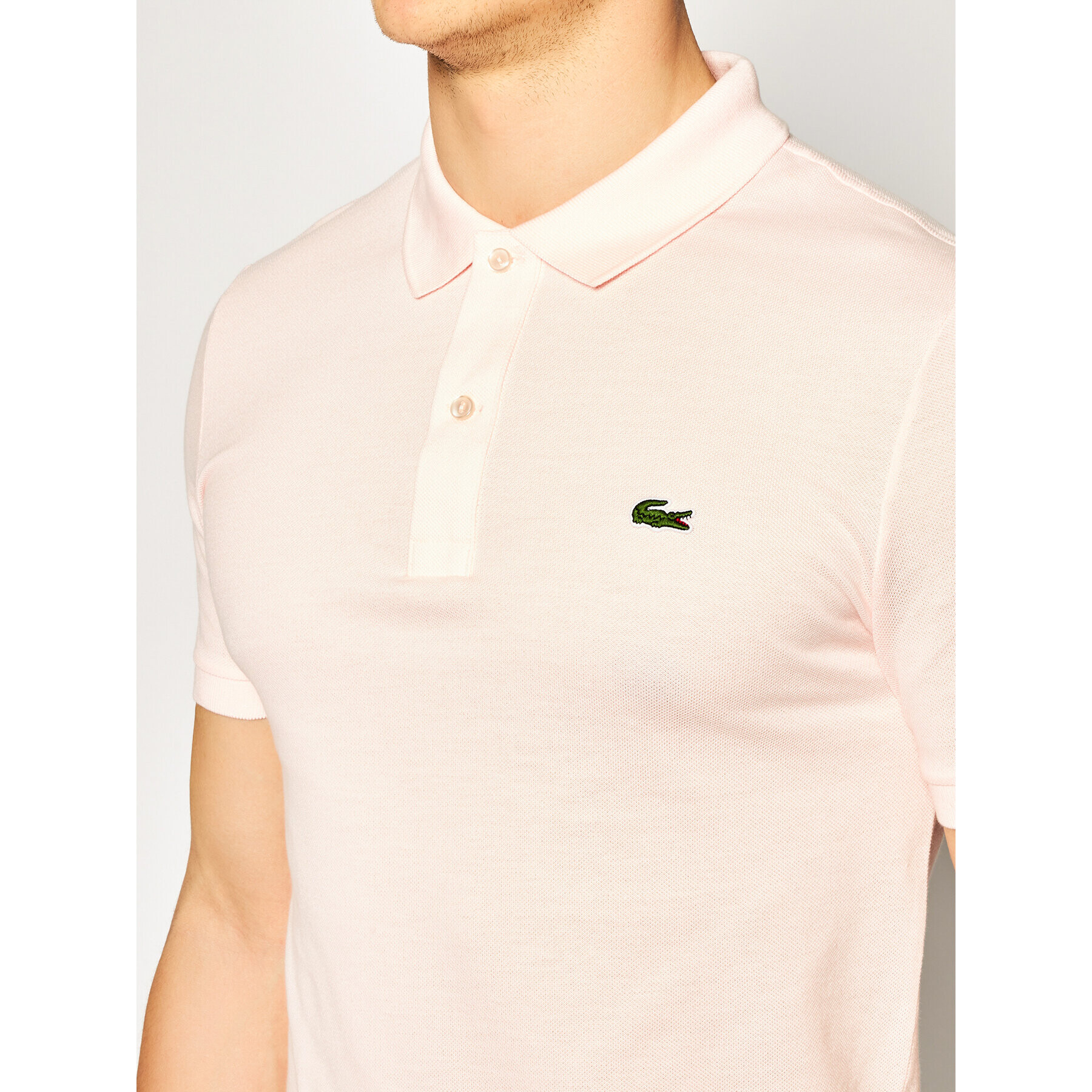 Lacoste Polokošeľa PH4012 Ružová Slim Fit - Pepit.sk