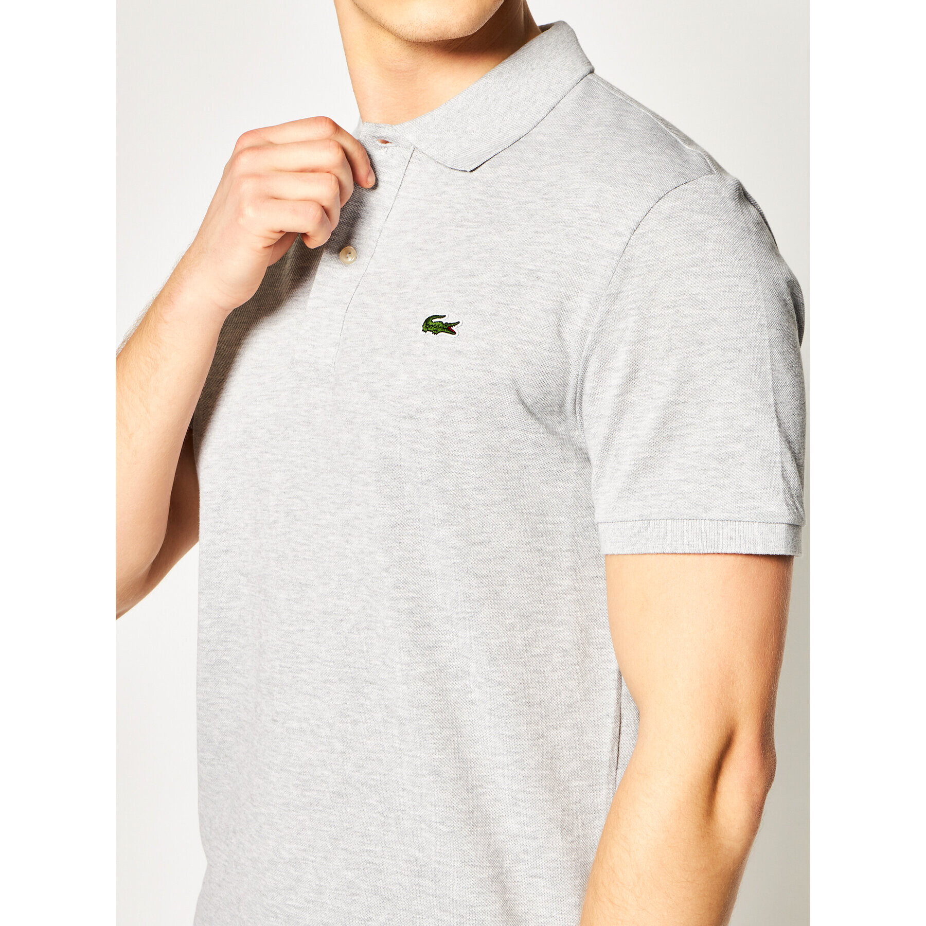 Lacoste Polokošeľa PH4012 Sivá Slim Fit - Pepit.sk