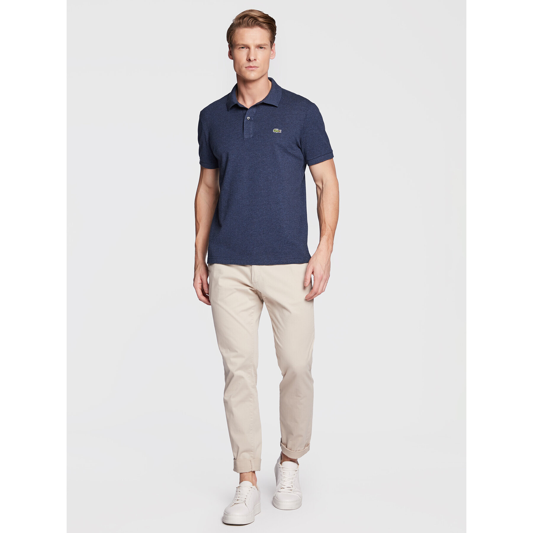 Lacoste Polokošeľa PH4012 Tmavomodrá Slim Fit - Pepit.sk