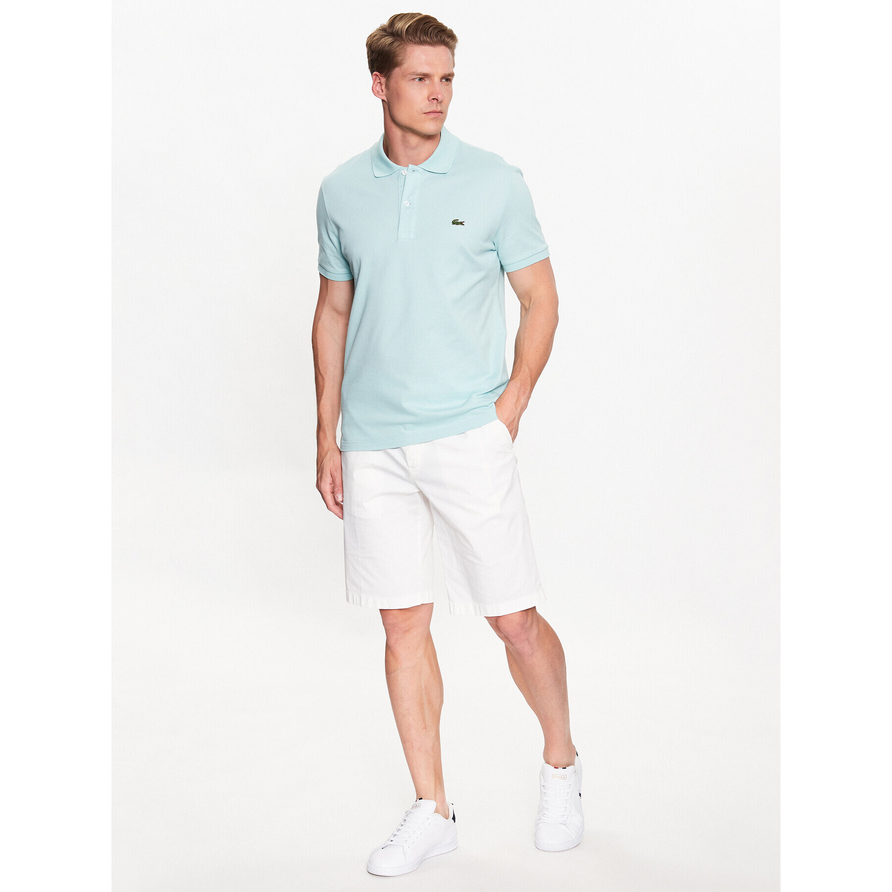 Lacoste Polokošeľa PH4012 Zelená Regular Fit - Pepit.sk