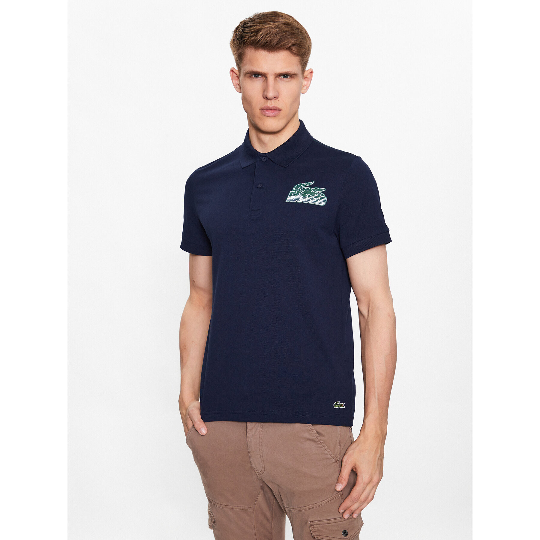 Lacoste Polokošeľa PH5076 Tmavomodrá Regular Fit - Pepit.sk