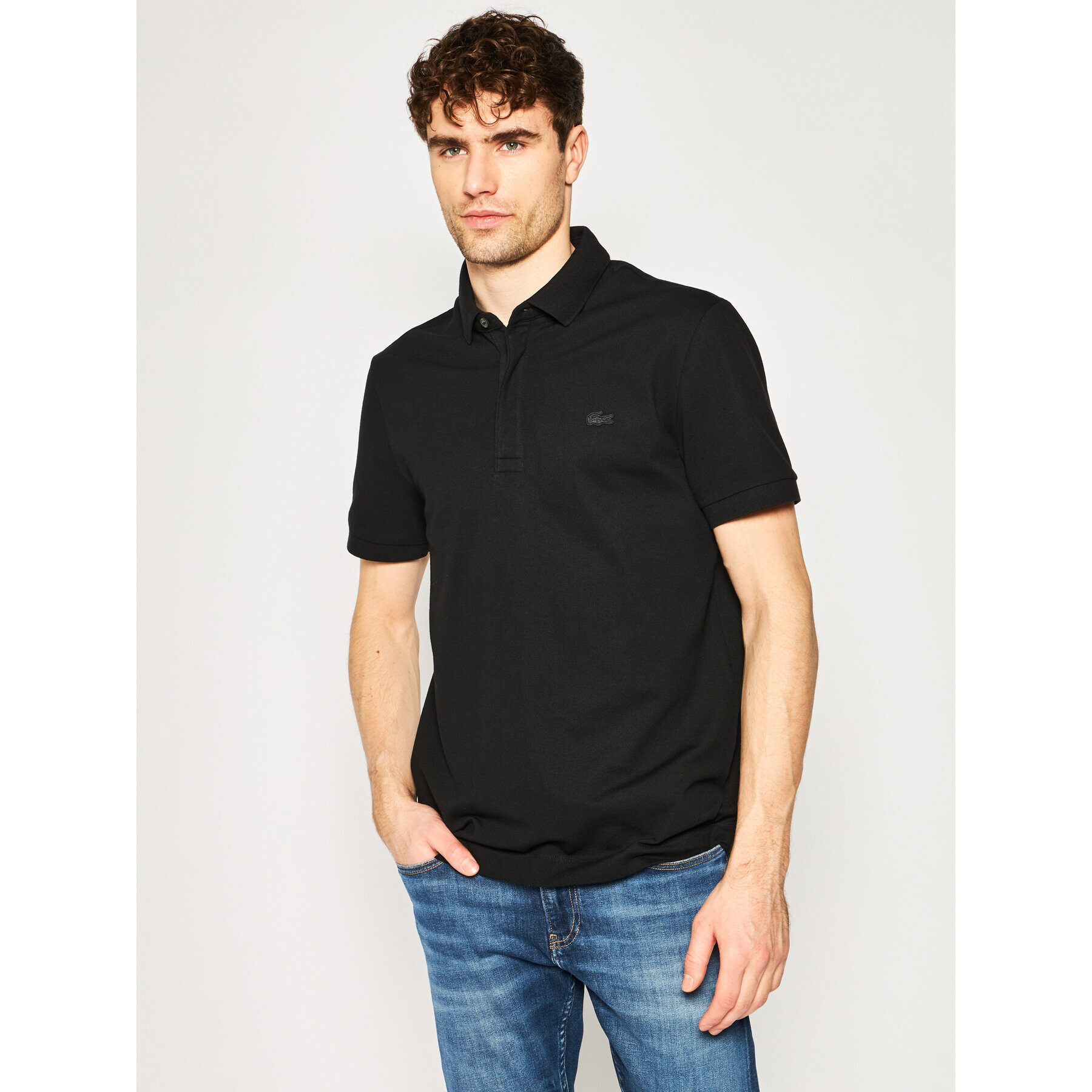 Lacoste Polokošeľa PH5522 Čierna Regular Fit - Pepit.sk