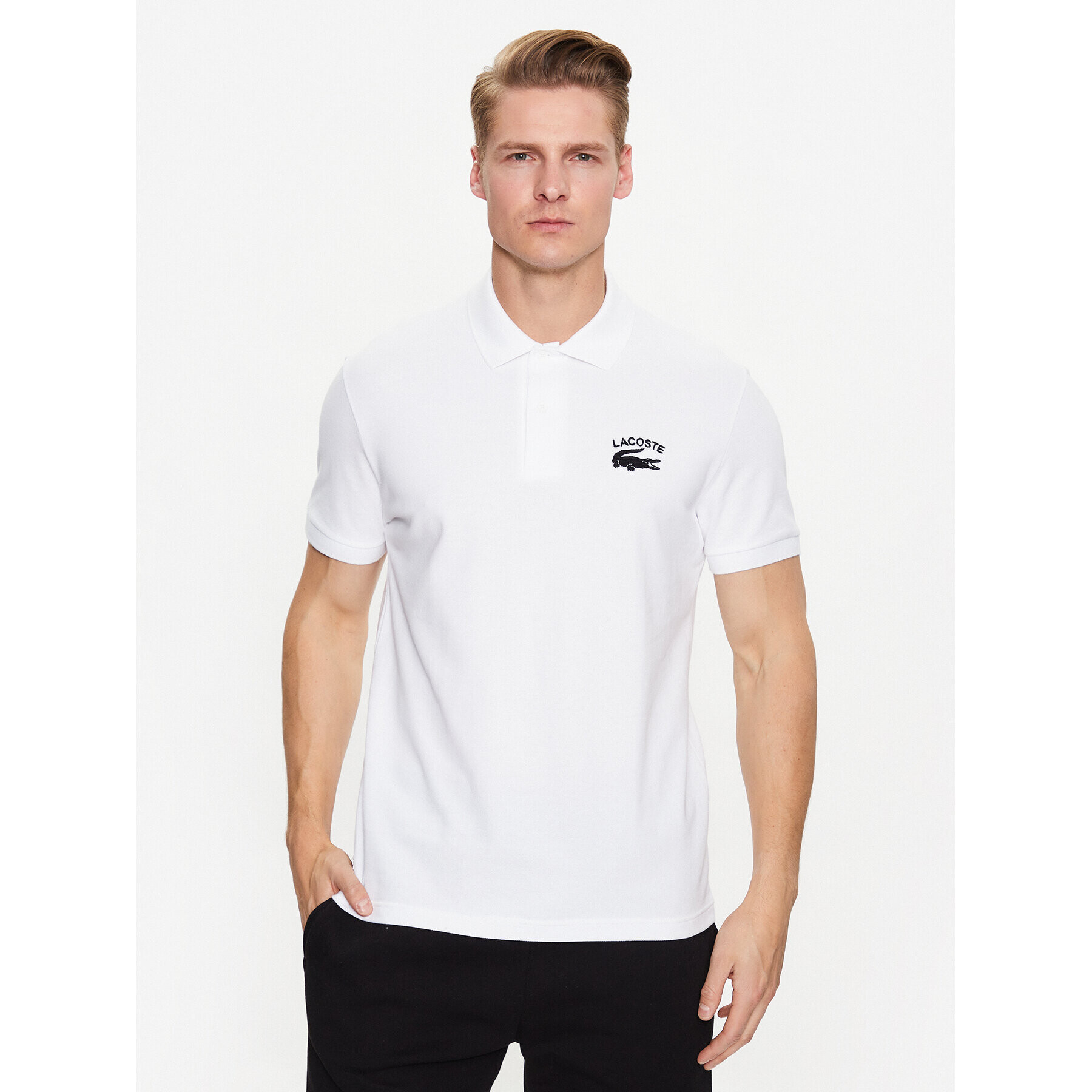 Lacoste Polokošeľa PH9535 Biela Regular Fit - Pepit.sk