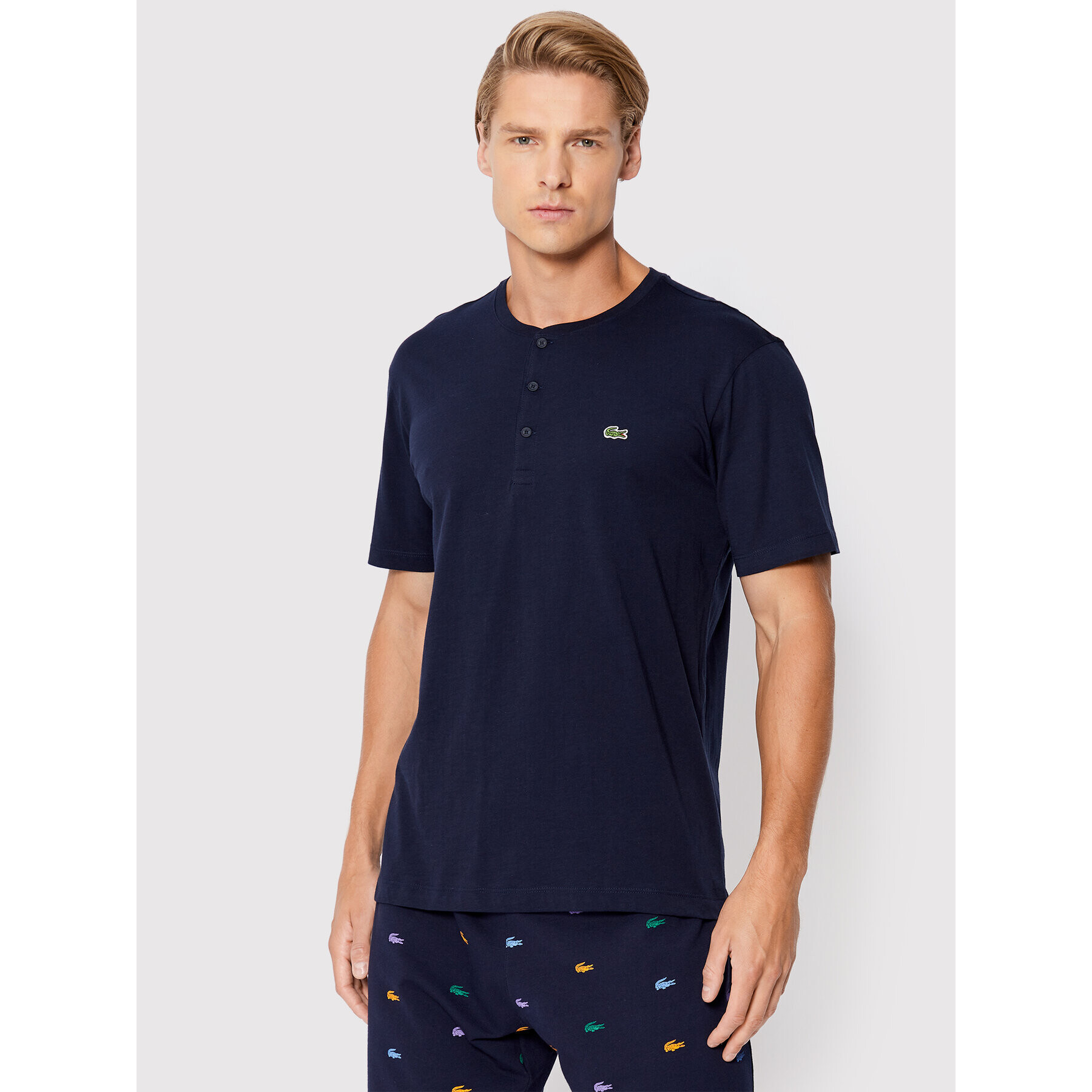 Lacoste Polokošeľa TH0884 Tmavomodrá Regular Fit - Pepit.sk