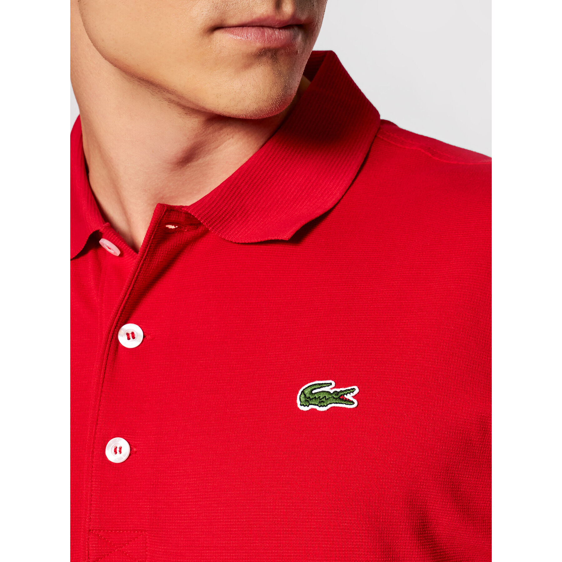 Lacoste Polokošeľa YH4801 Červená Slim Fit - Pepit.sk