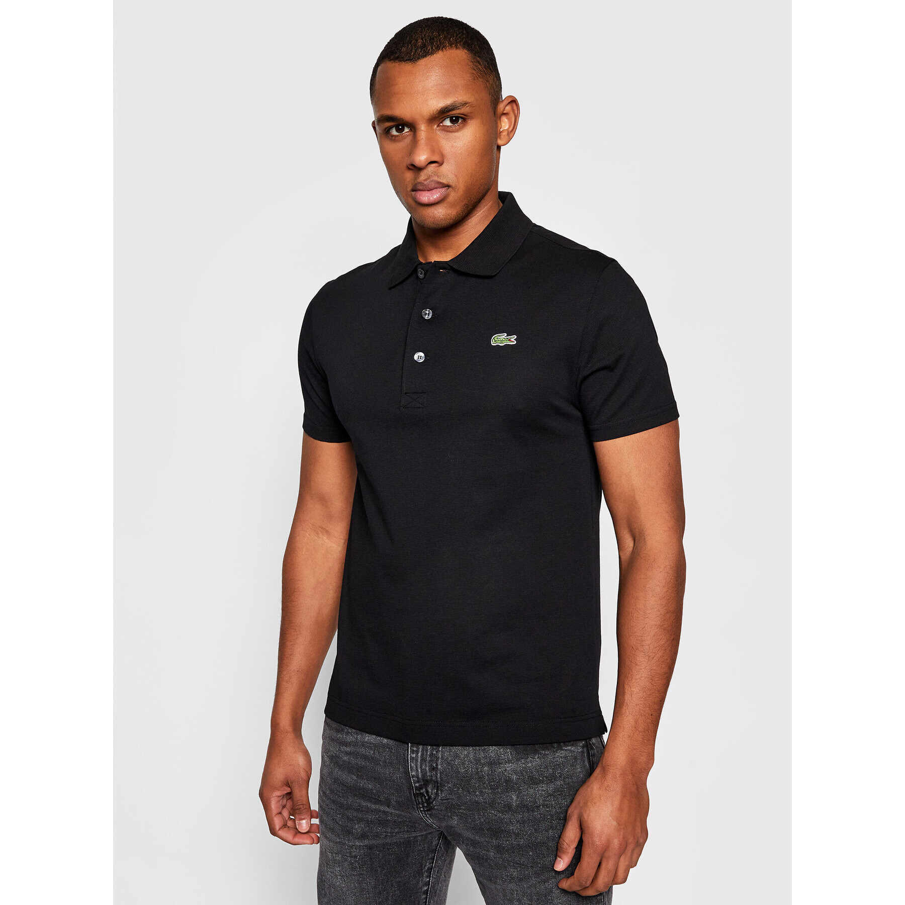 Lacoste Polokošeľa YH4801 Čierna Slim Fit - Pepit.sk