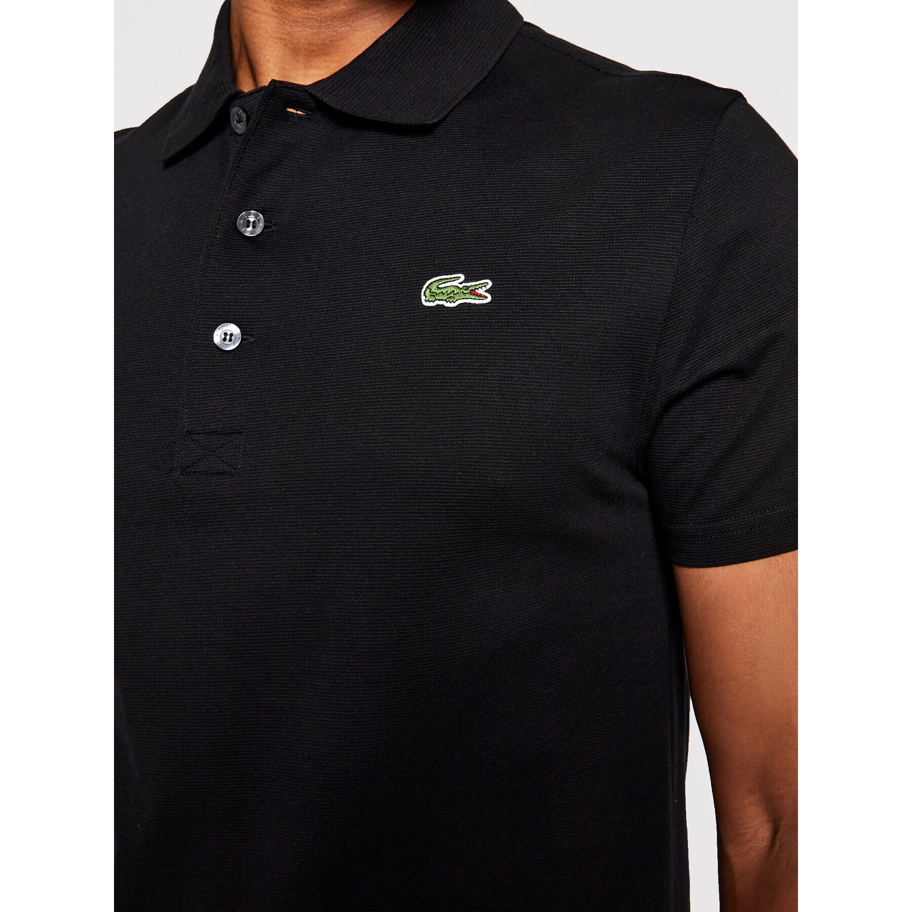 Lacoste Polokošeľa YH4801 Čierna Slim Fit - Pepit.sk