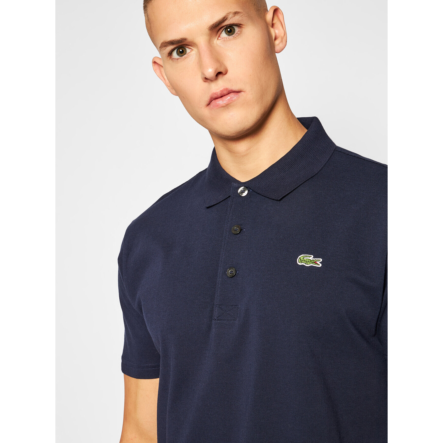 Lacoste Polokošeľa YH4801 Tmavomodrá Slim Fit - Pepit.sk