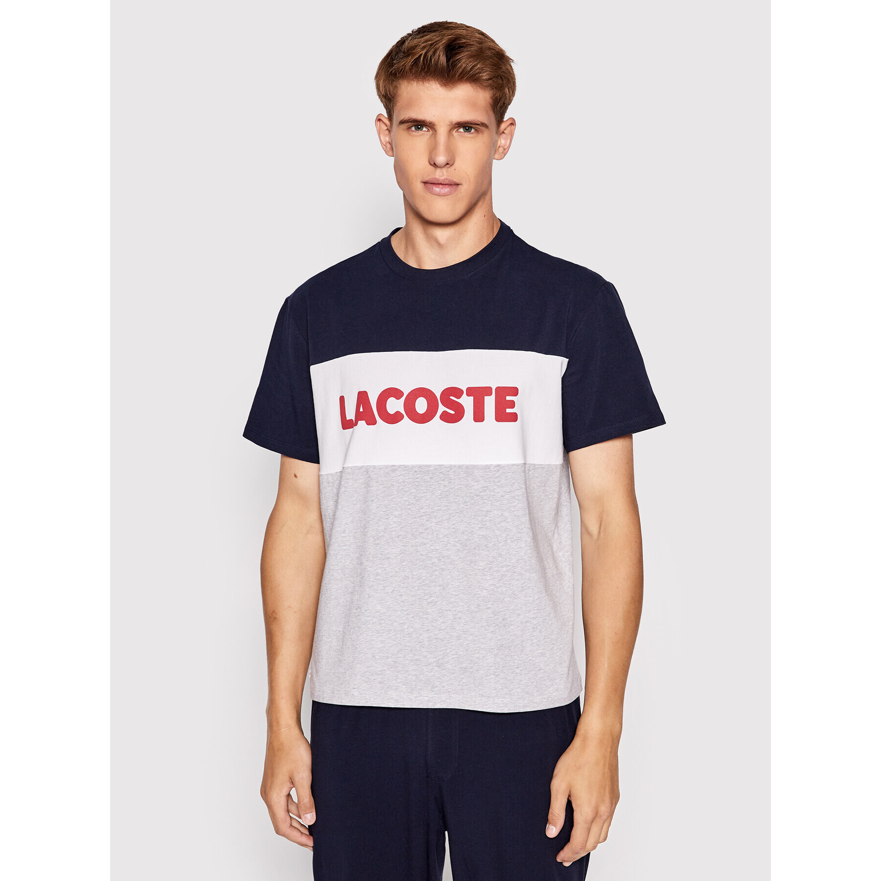 Lacoste Pyžamo 4H9925 Tmavomodrá Regular Fit - Pepit.sk