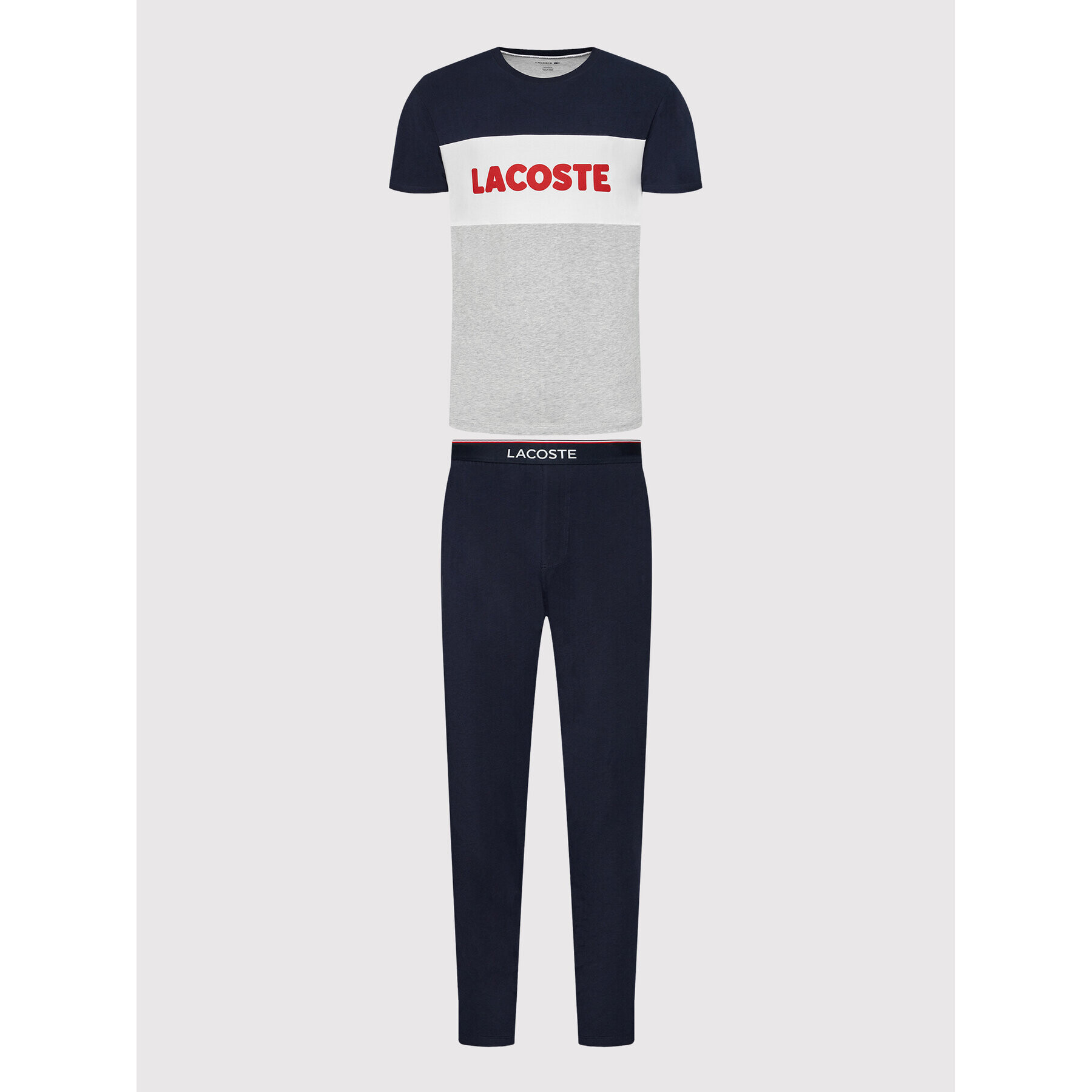 Lacoste Pyžamo 4H9925 Tmavomodrá Regular Fit - Pepit.sk