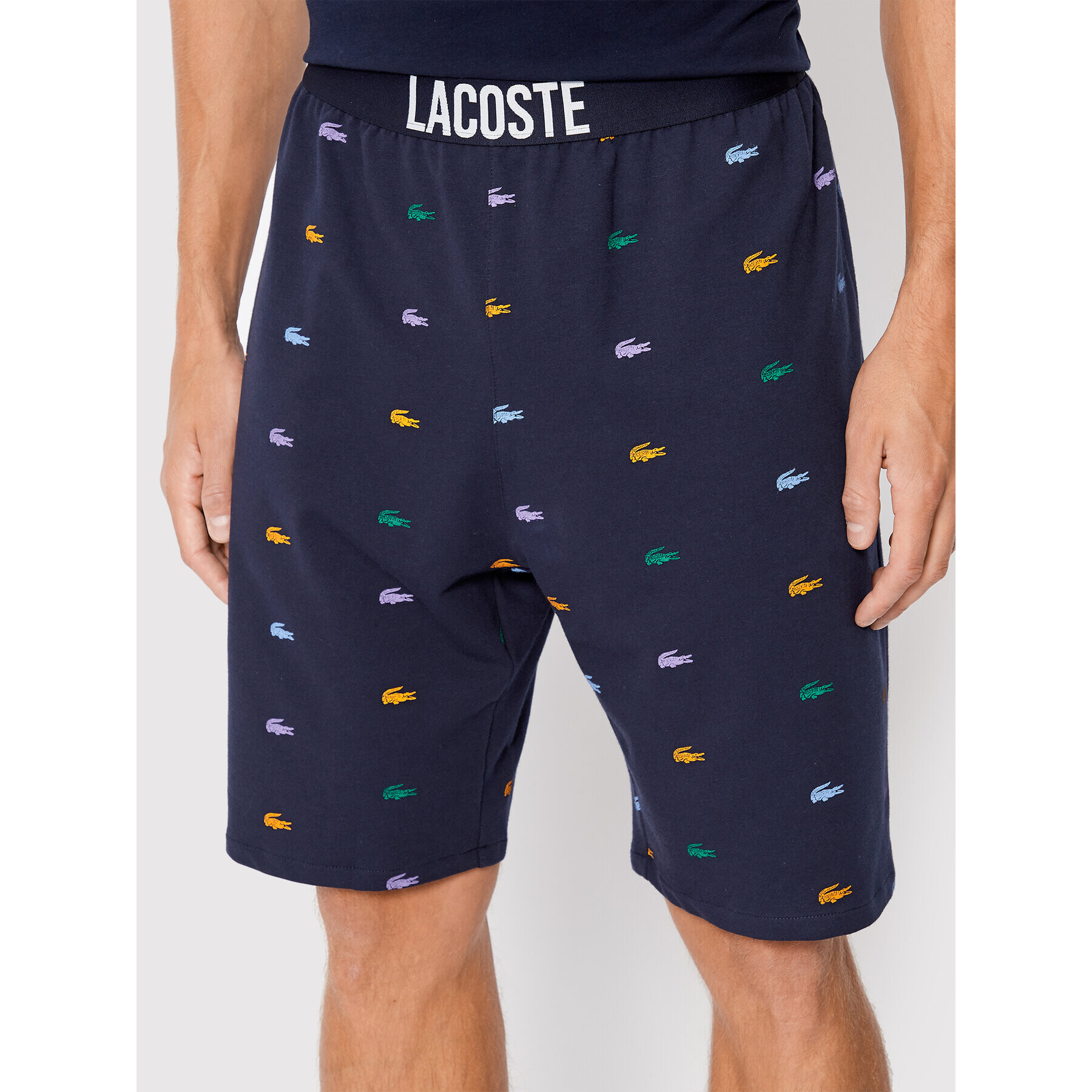 Lacoste Pyžamové šortky GH3499 Tmavomodrá Regular Fit - Pepit.sk