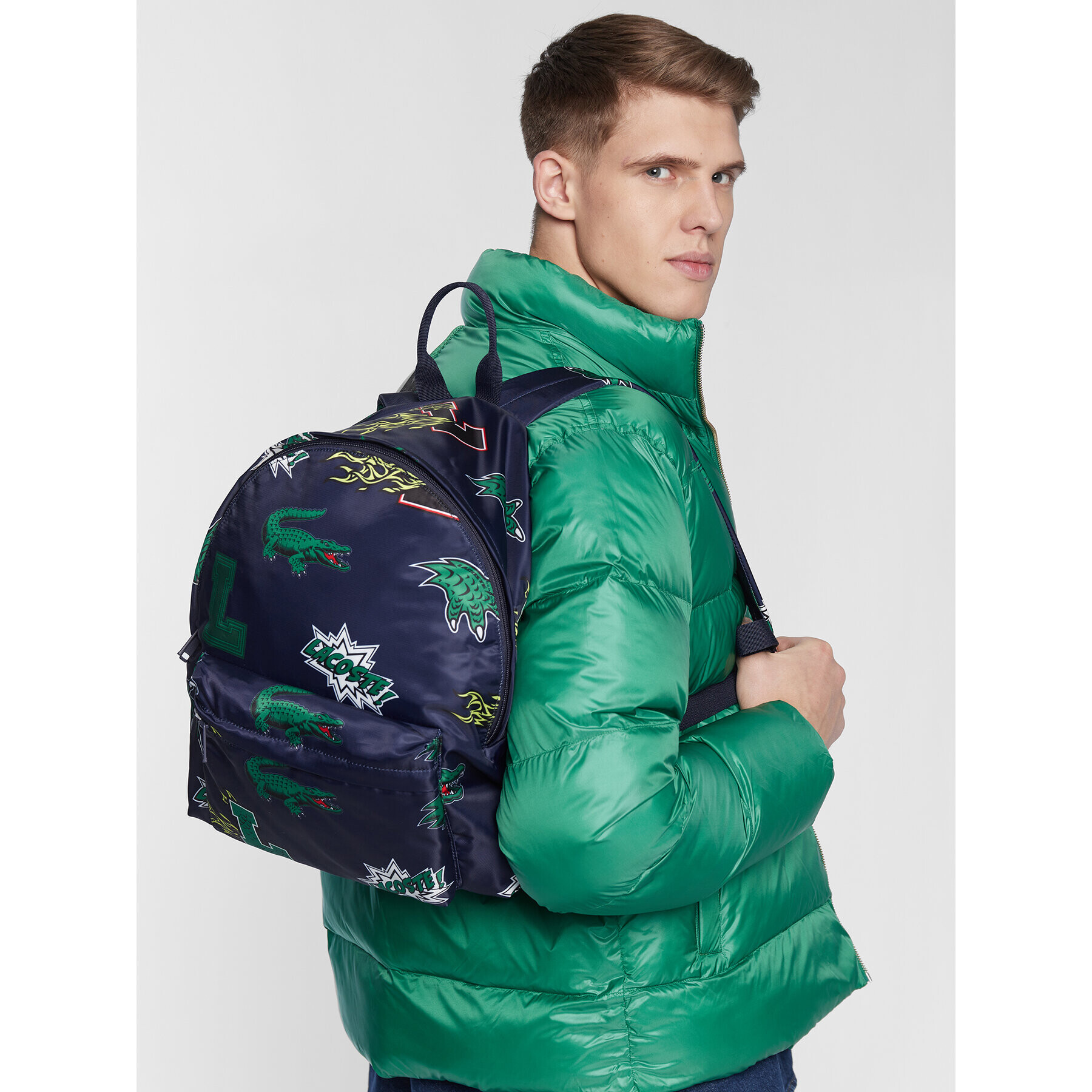 Lacoste Ruksak NH4056HN Tmavomodrá - Pepit.sk