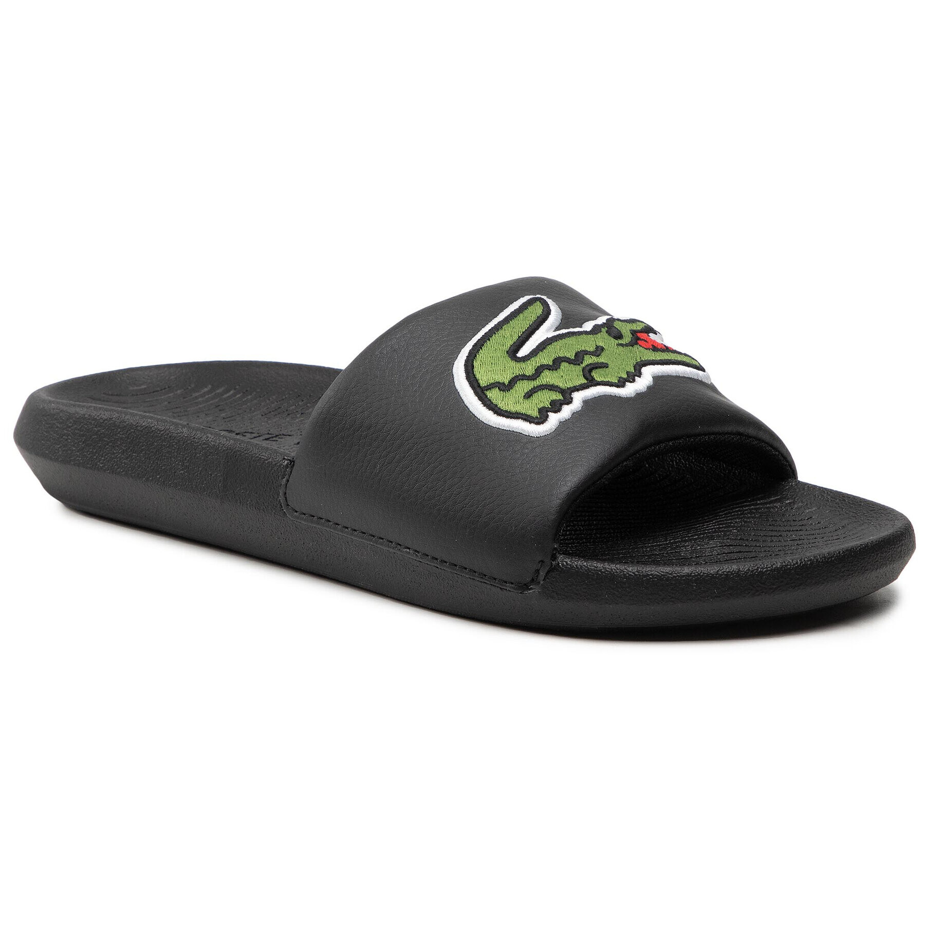 Lacoste Šľapky Croco Slide 319 4 7-38CMA00731B4 Čierna - Pepit.sk