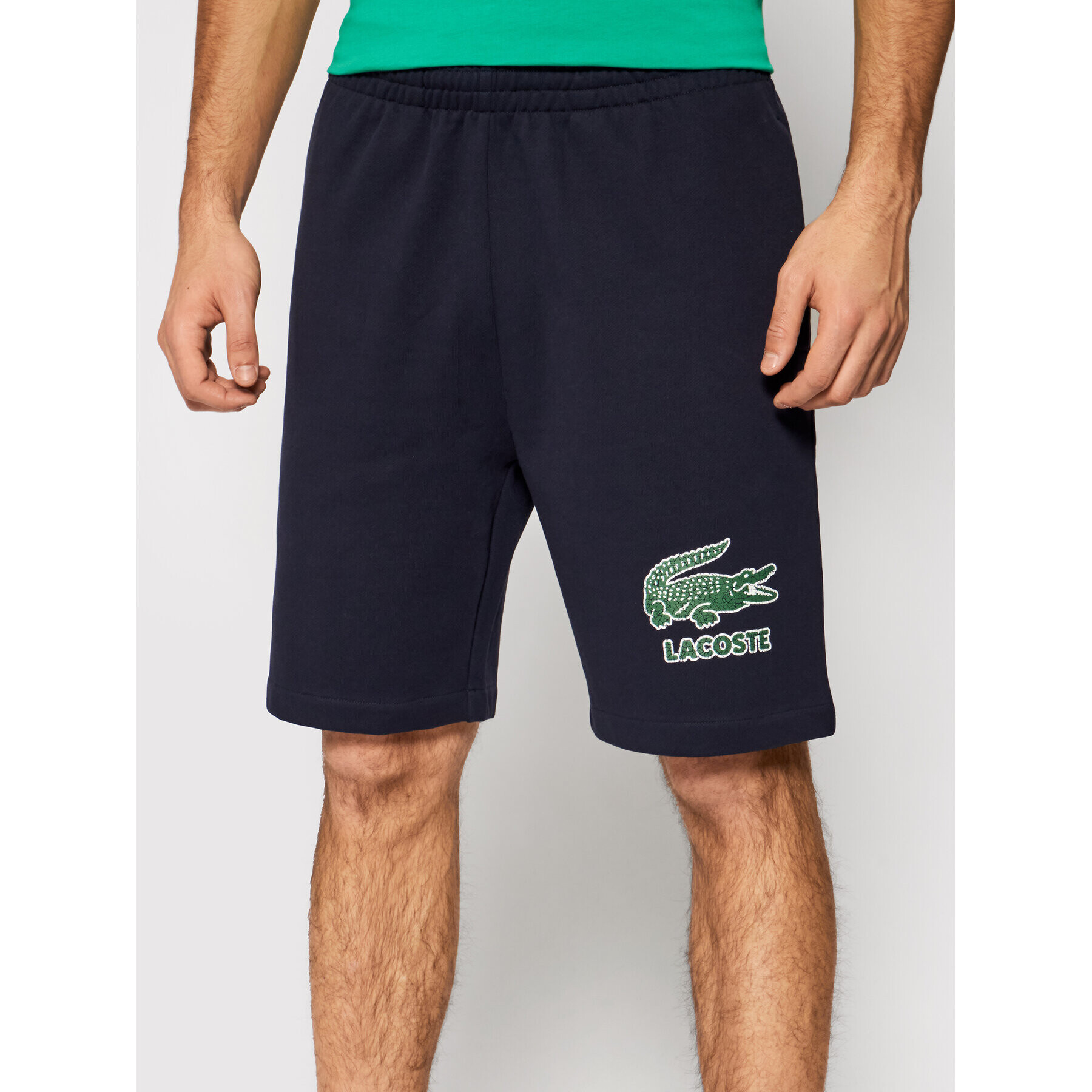 Lacoste Športové kraťasy GH0528 Tmavomodrá Regular Fit - Pepit.sk