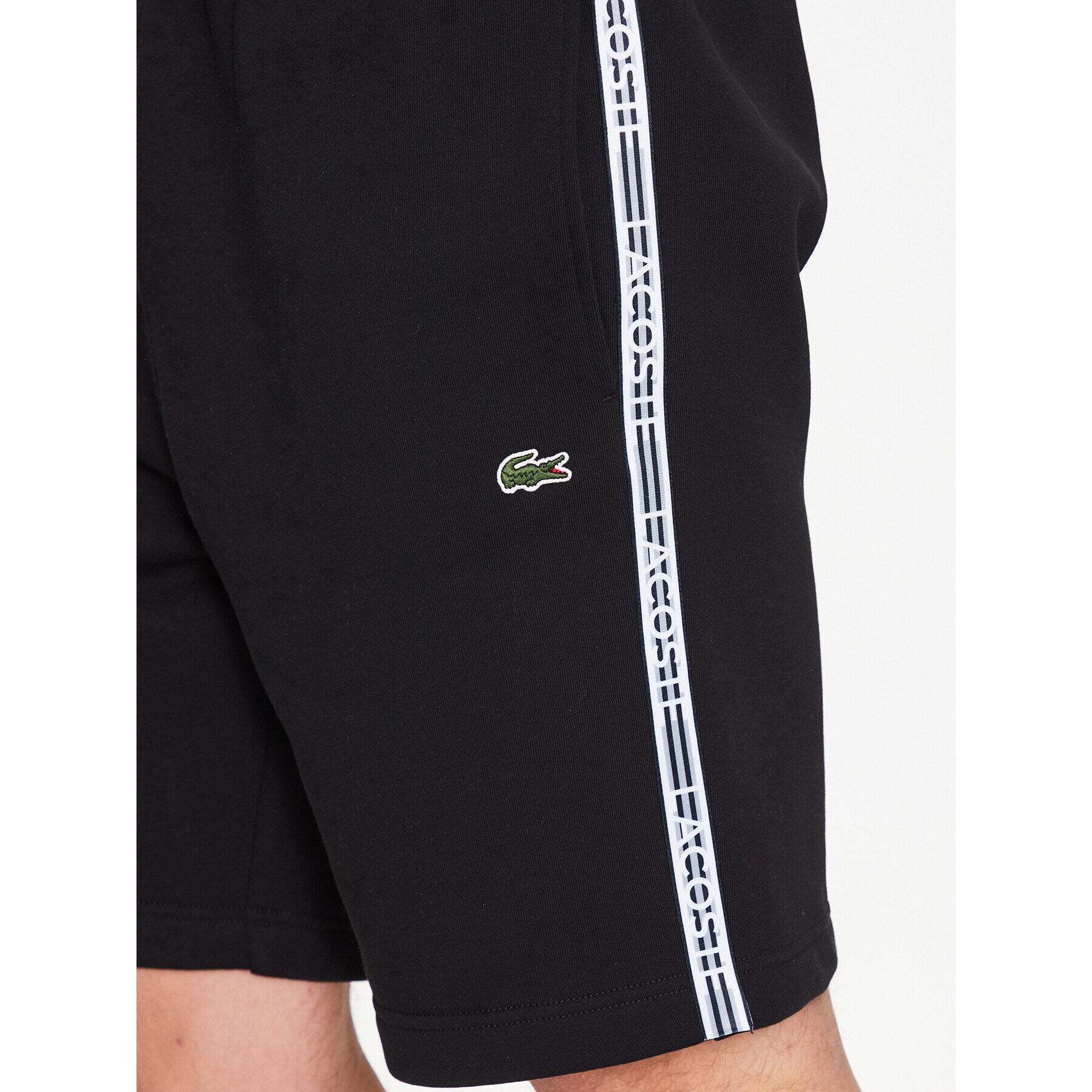 Lacoste Športové kraťasy GH5074 Čierna Regular Fit - Pepit.sk