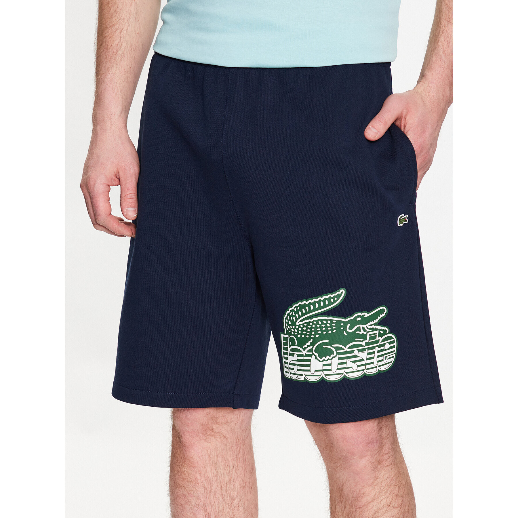 Lacoste Športové kraťasy GH5086 Tmavomodrá Regular Fit - Pepit.sk