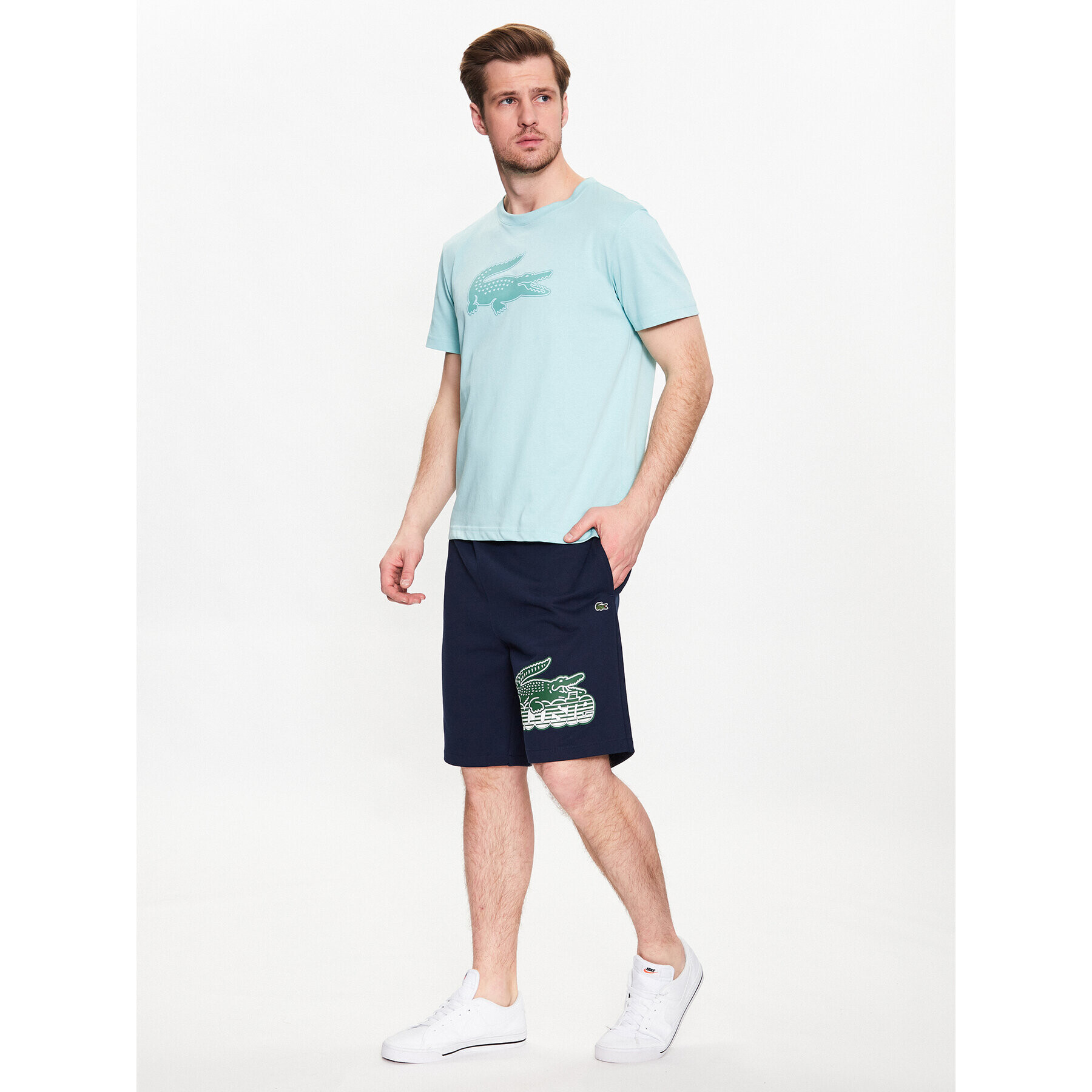 Lacoste Športové kraťasy GH5086 Tmavomodrá Regular Fit - Pepit.sk