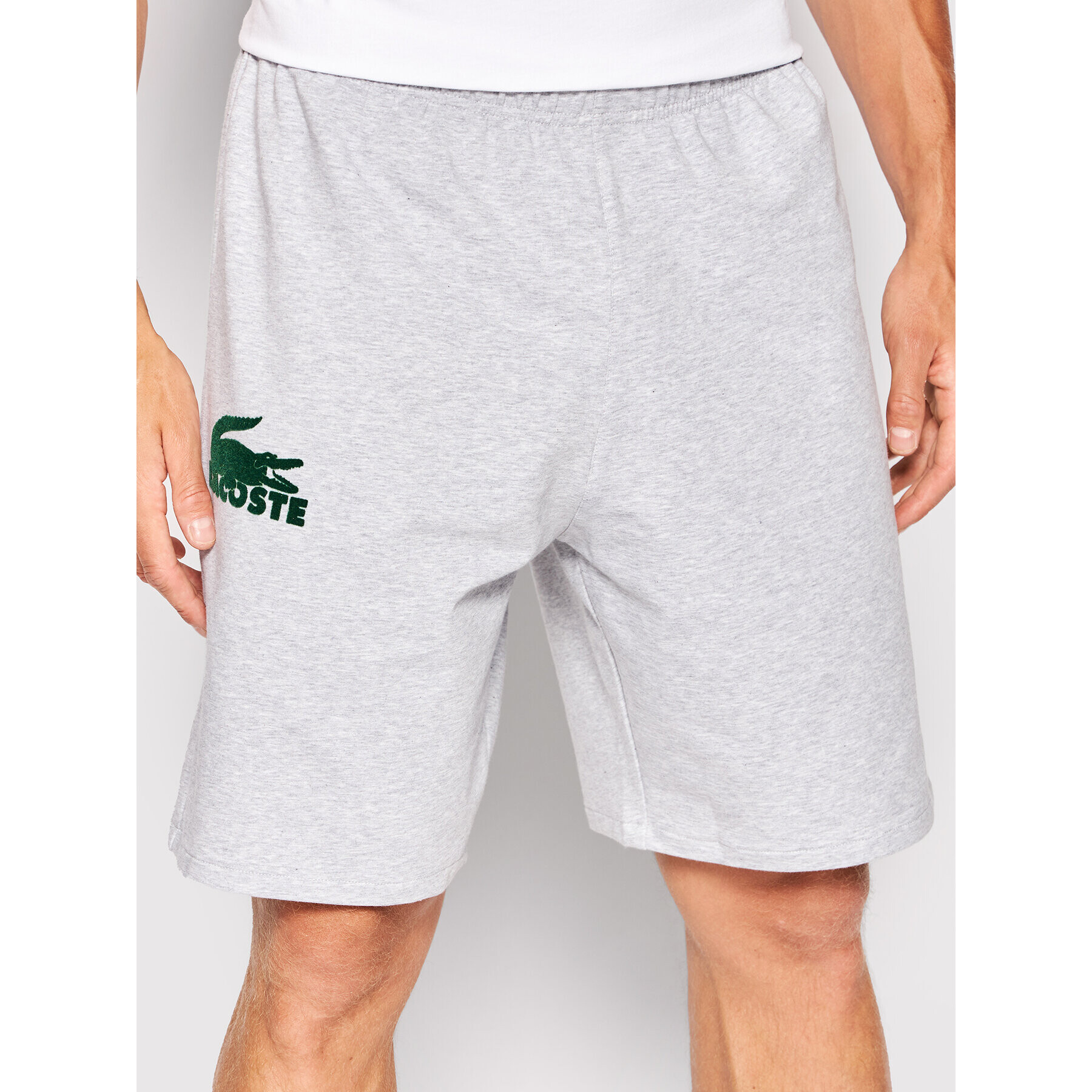 Lacoste Športové kraťasy GH5421 Sivá Regular Fit - Pepit.sk