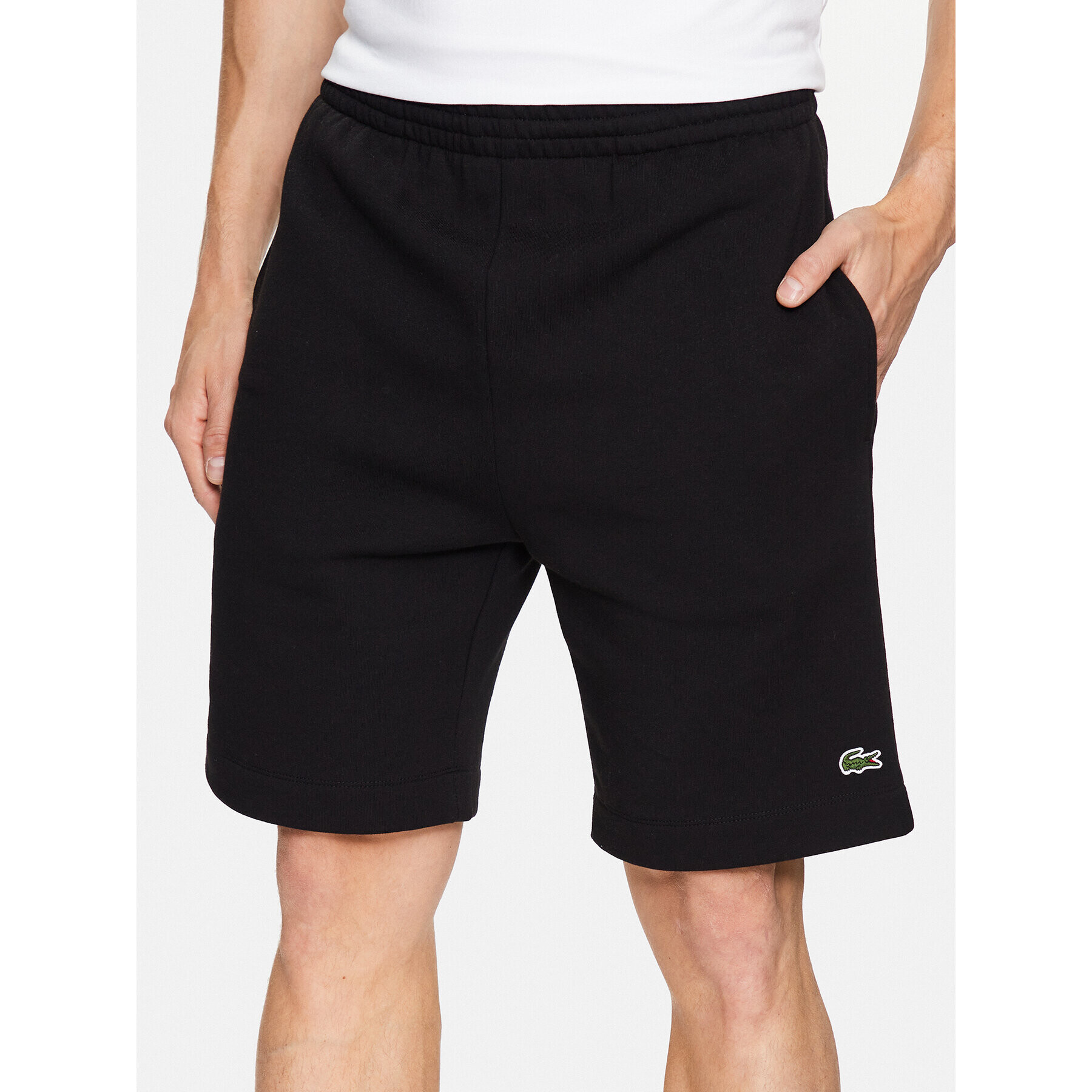 Lacoste Športové kraťasy GH9627 Čierna Regular Fit - Pepit.sk