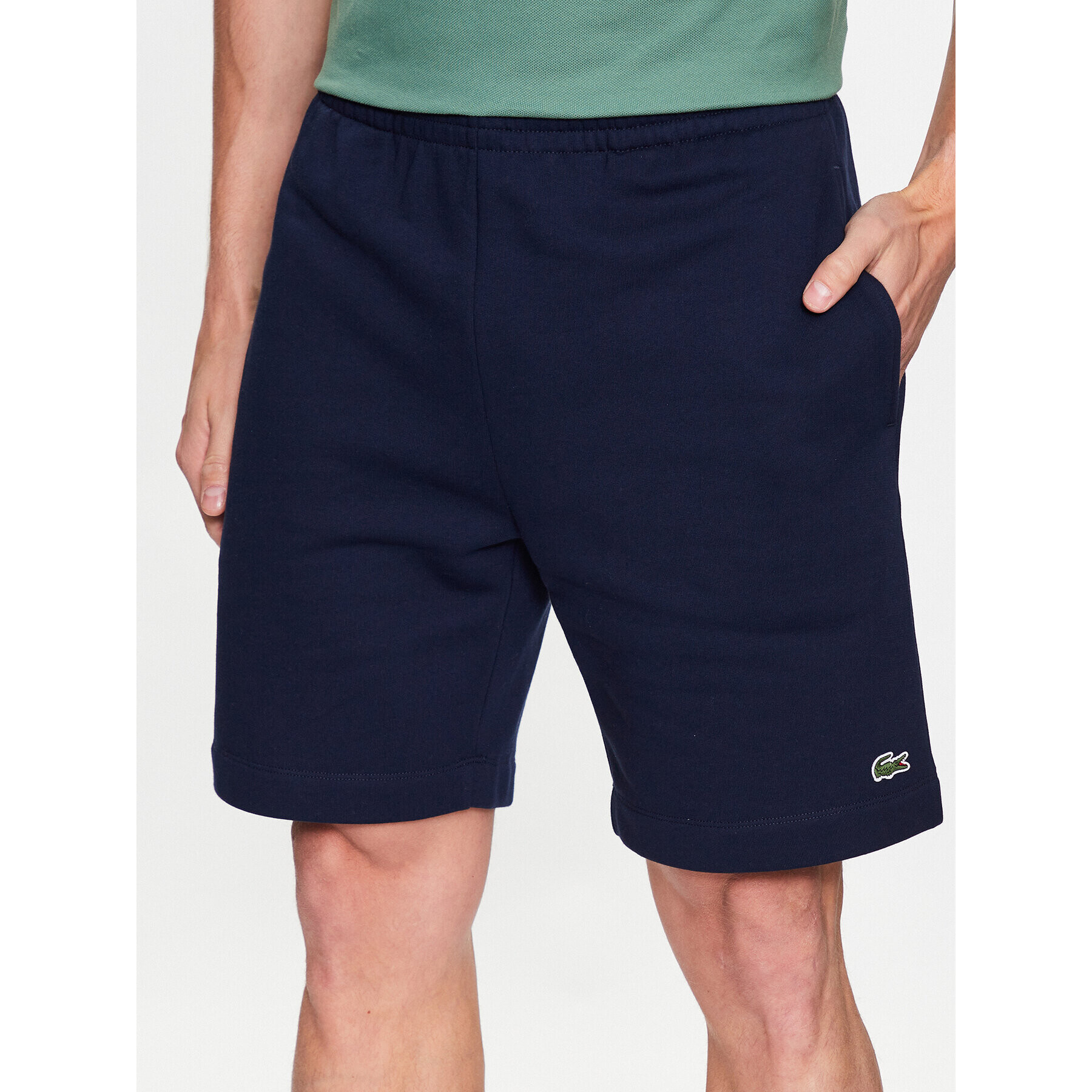 Lacoste Športové kraťasy GH9627 Tmavomodrá Regular Fit - Pepit.sk