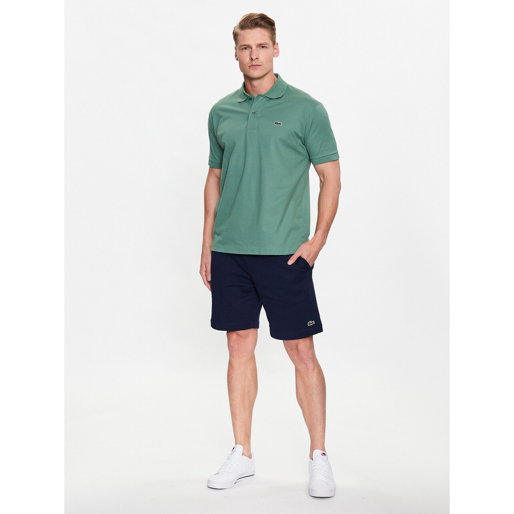 Lacoste Športové kraťasy GH9627 Tmavomodrá Regular Fit - Pepit.sk