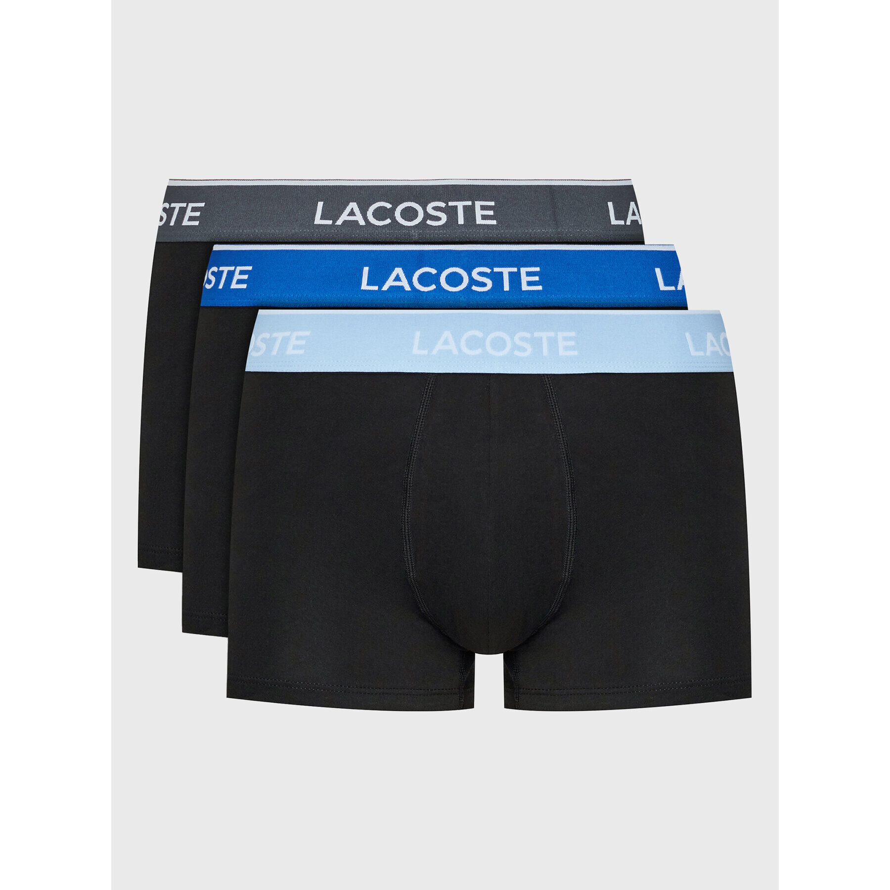 Lacoste Súprava 3 kusov boxeriek 5H3401 Čierna - Pepit.sk