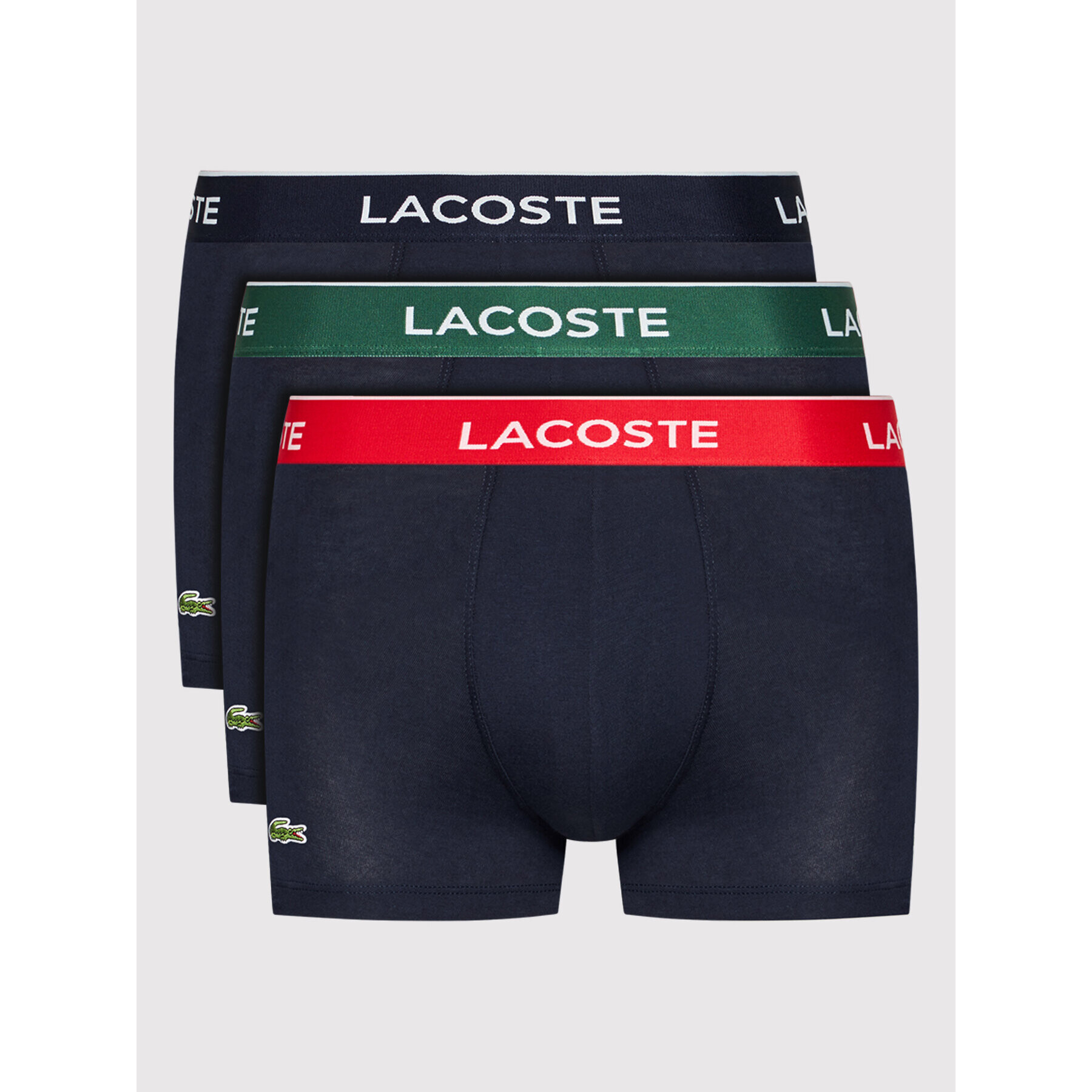 Lacoste Súprava 3 kusov boxeriek 5H3401 Tmavomodrá - Pepit.sk