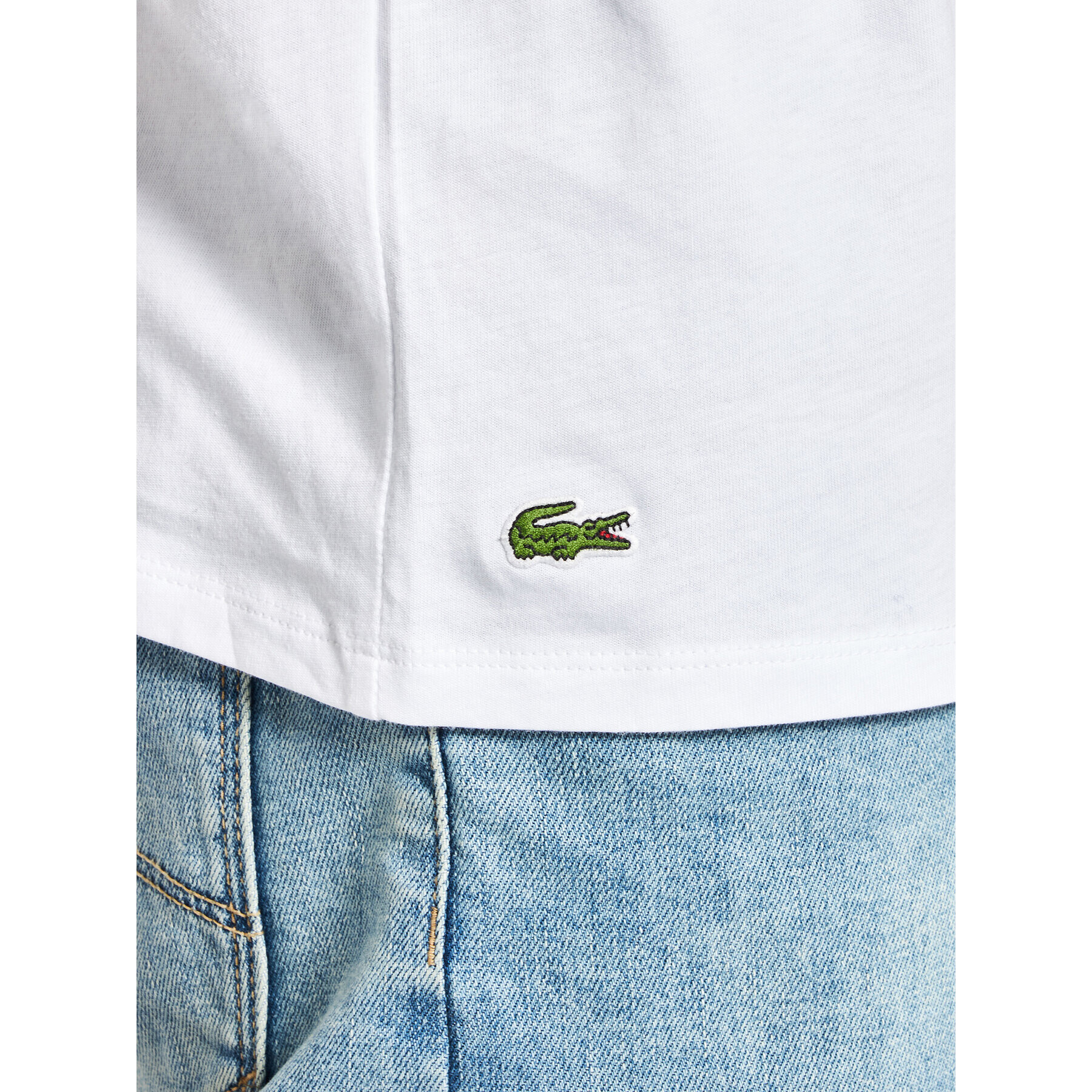 Lacoste Súprava 3 tričiek TH3444 Biela Regular Fit - Pepit.sk